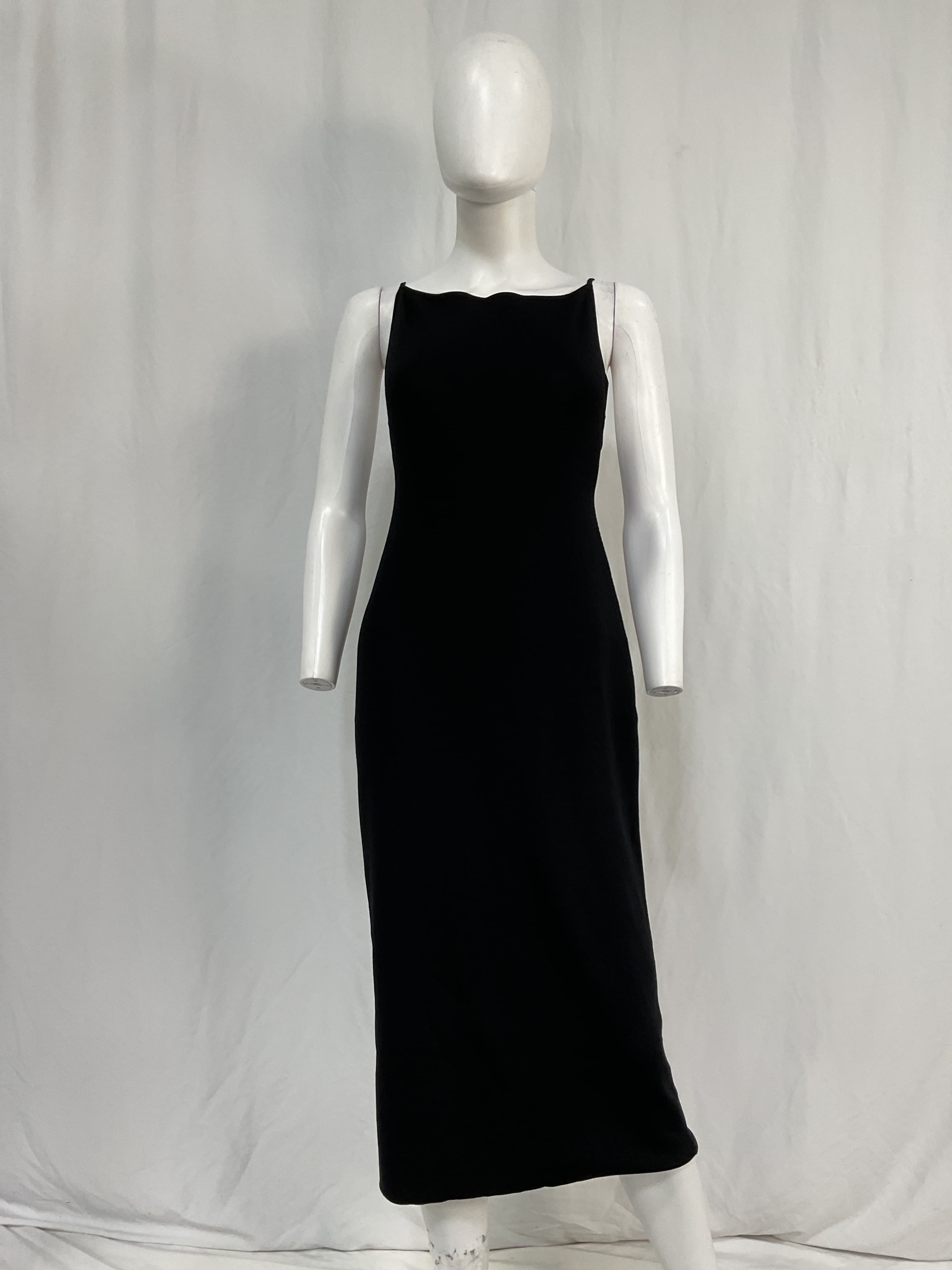 Square-Neck Knitted Midi Slip Dress - Image 3