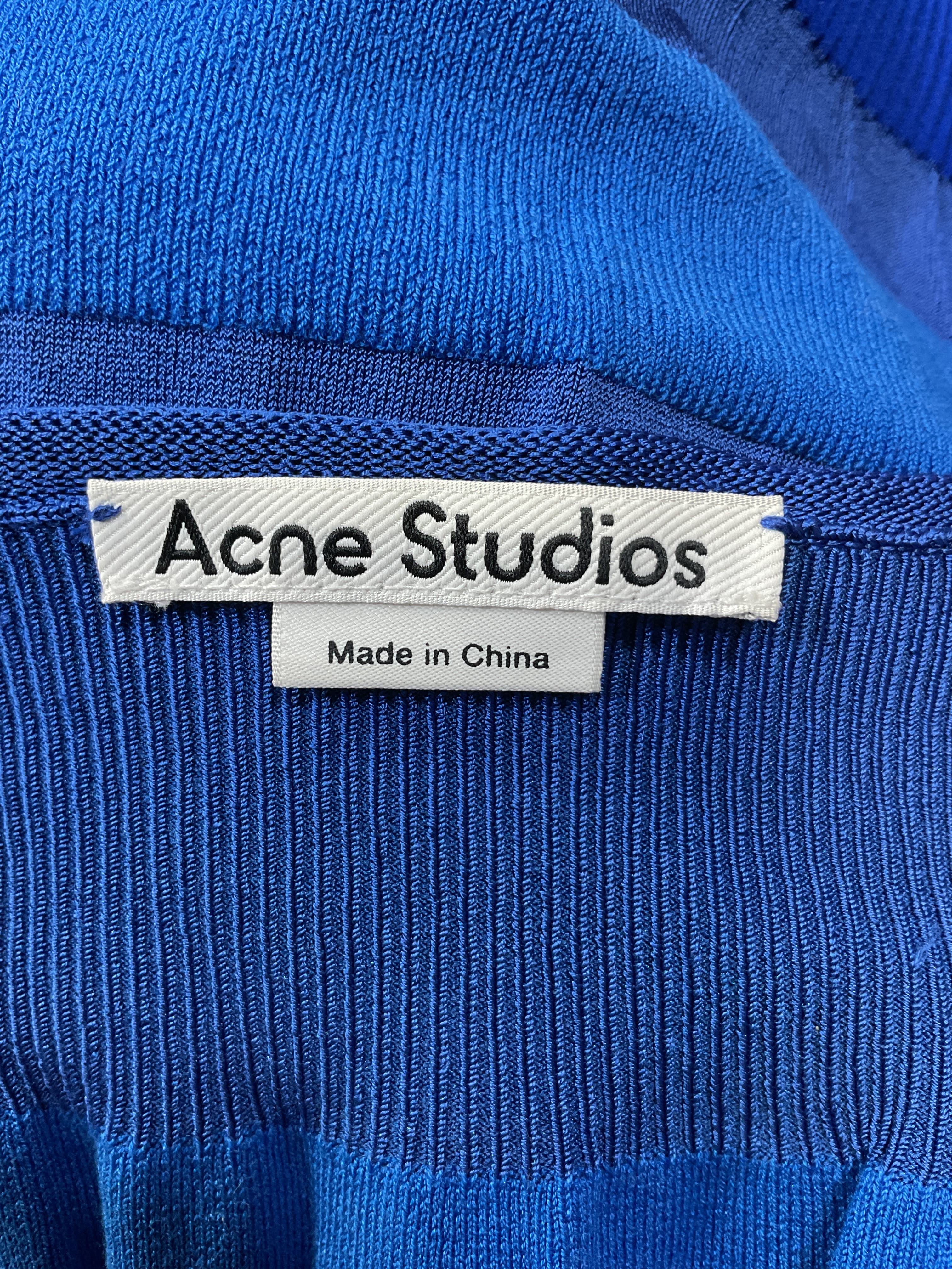 Rib Sweater In Blue - Image 3