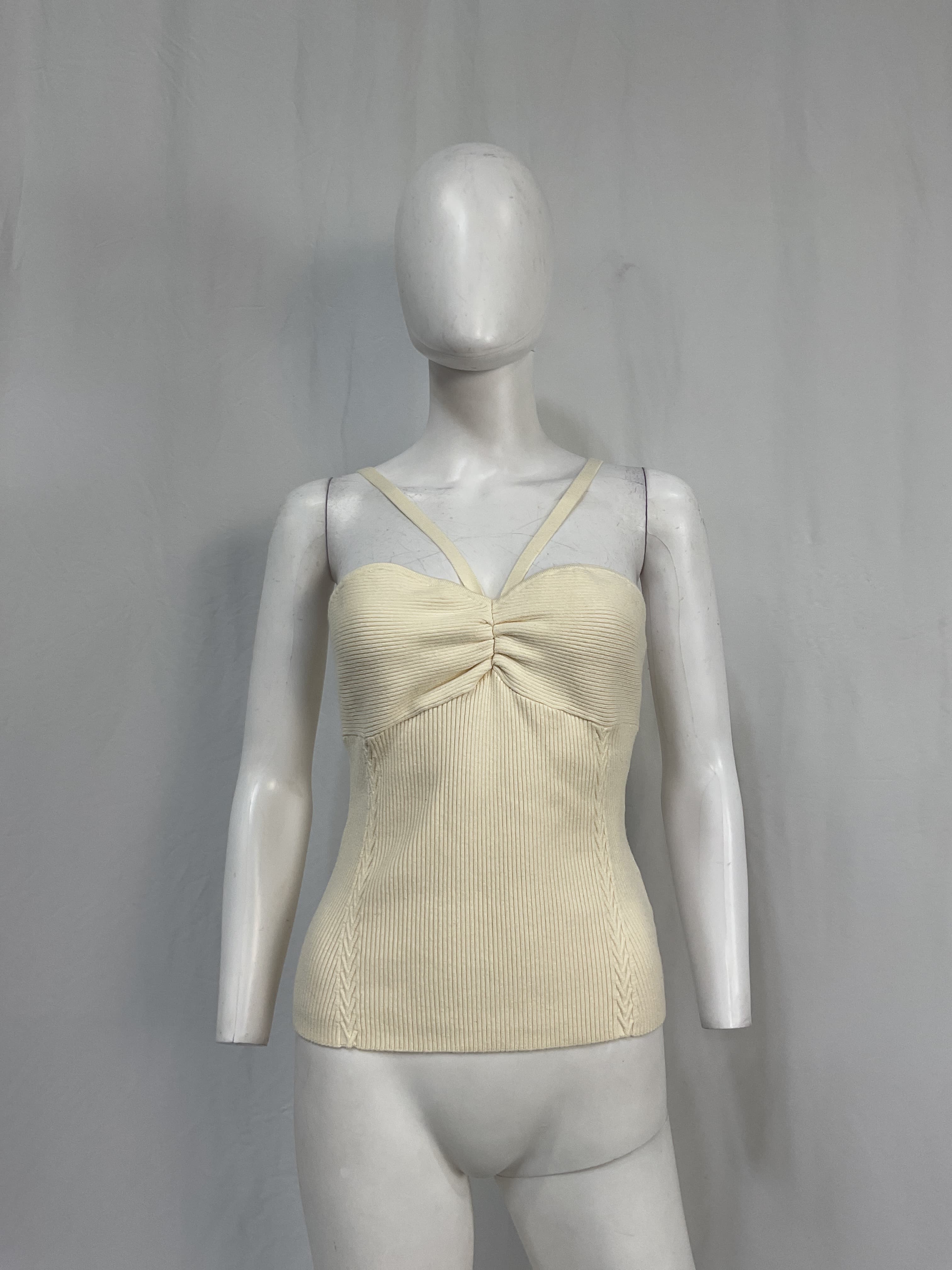 The Layla Tank In Cream - Image 4