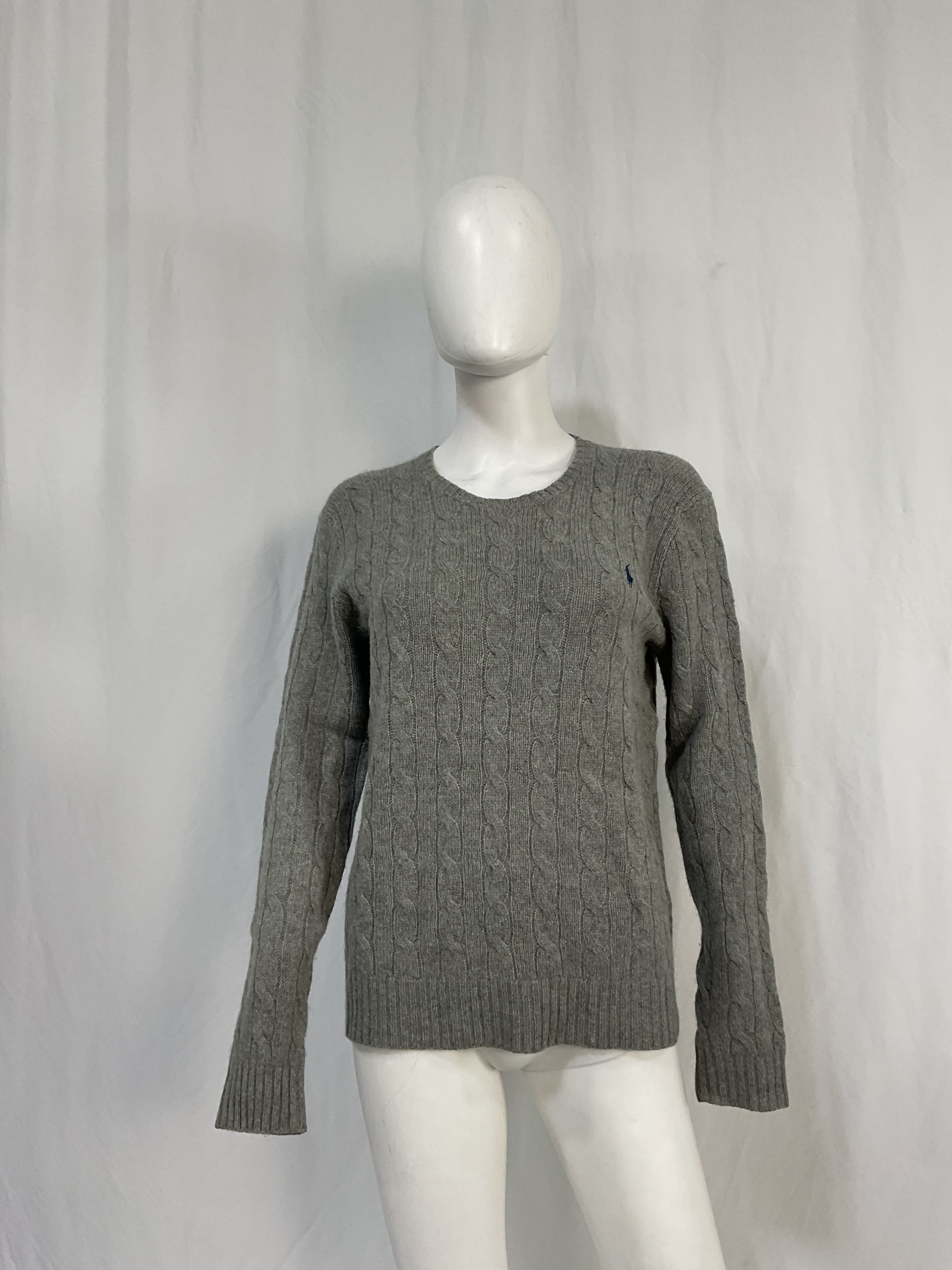 Cable Wool Crewneck Sweater - Image 2