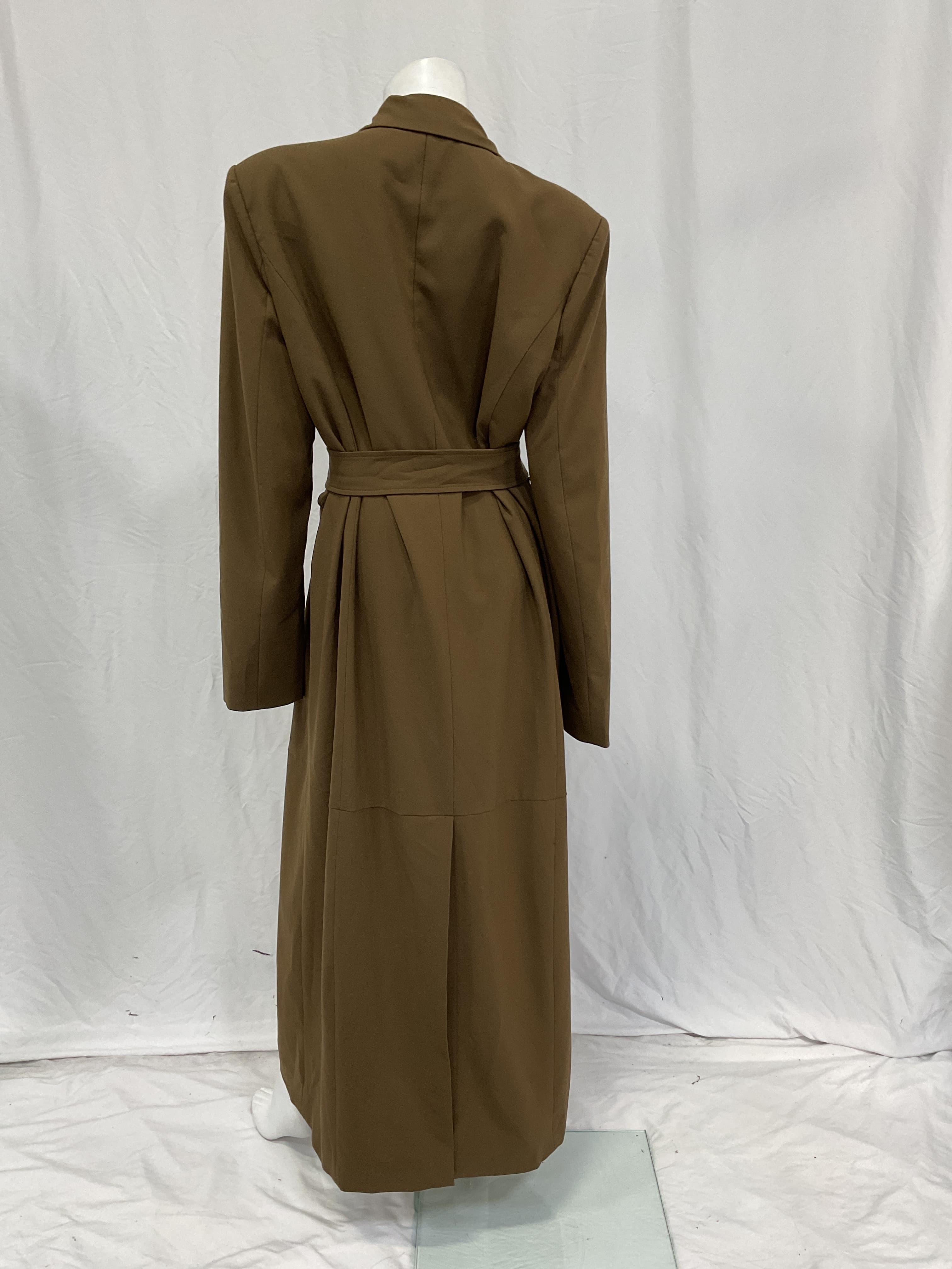 Marlina Coat In Muted Olive - Image 2