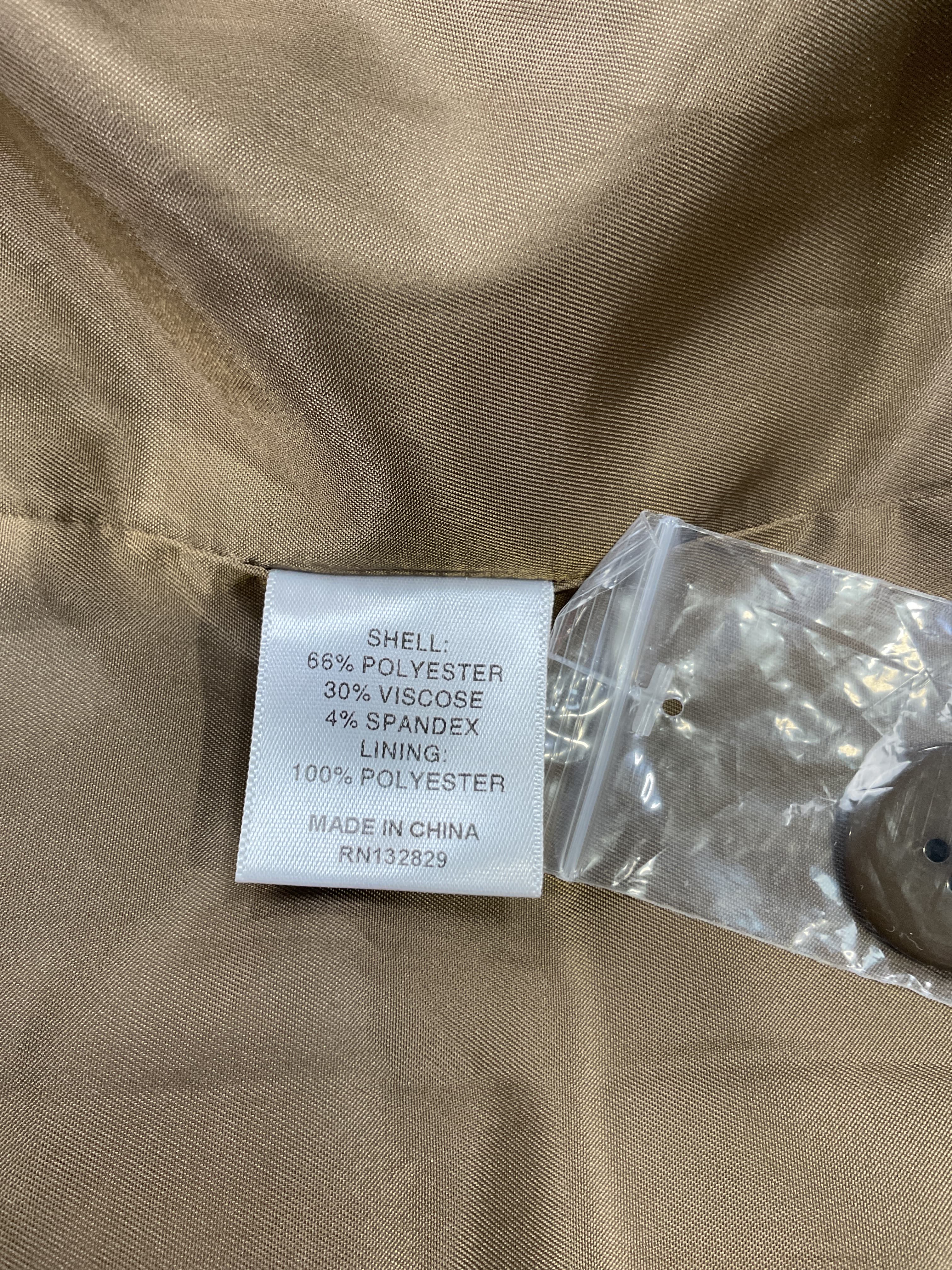 Marlina Coat In Muted Olive - Image 4