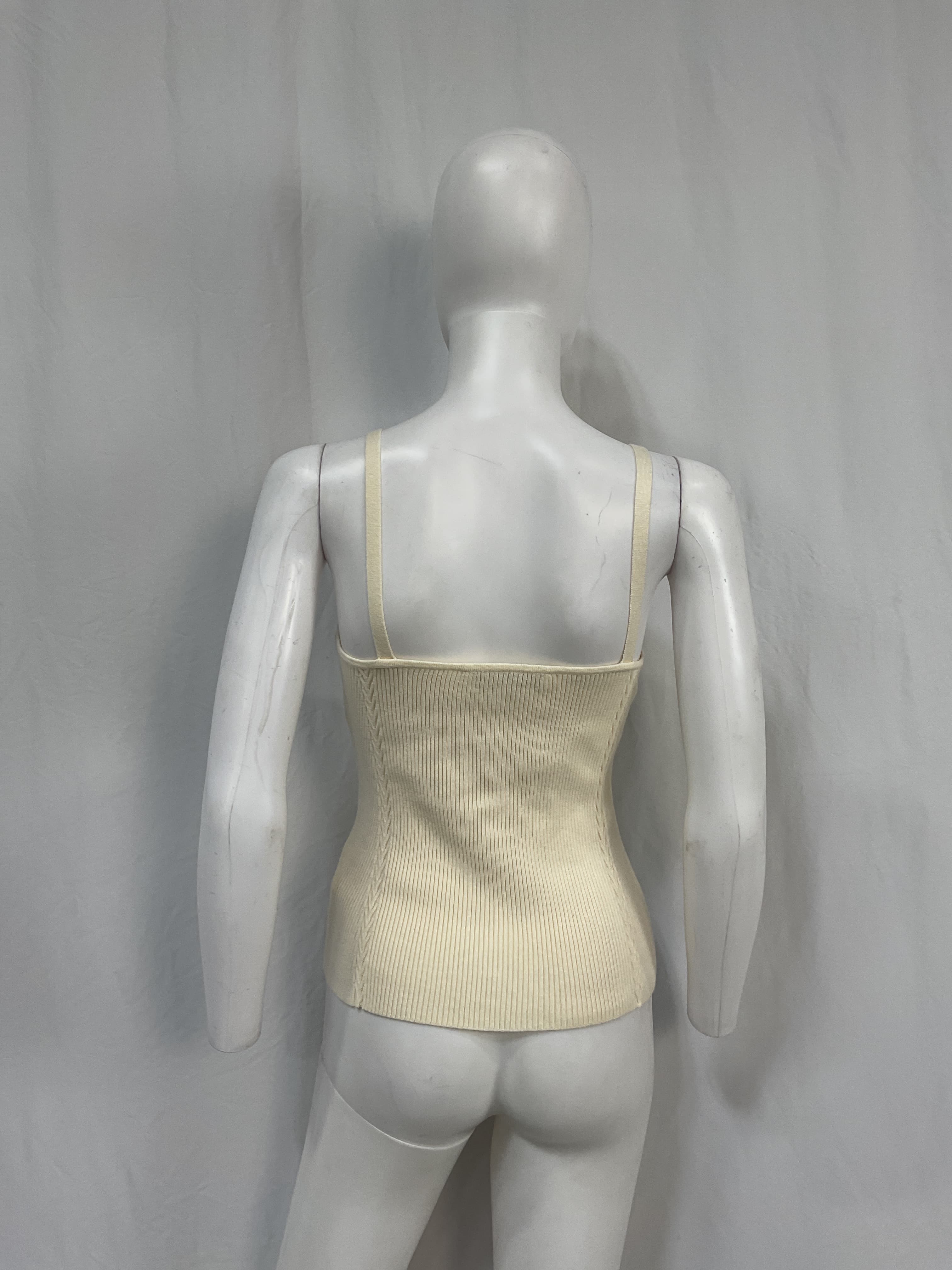 The Layla Tank In Cream - Image 3