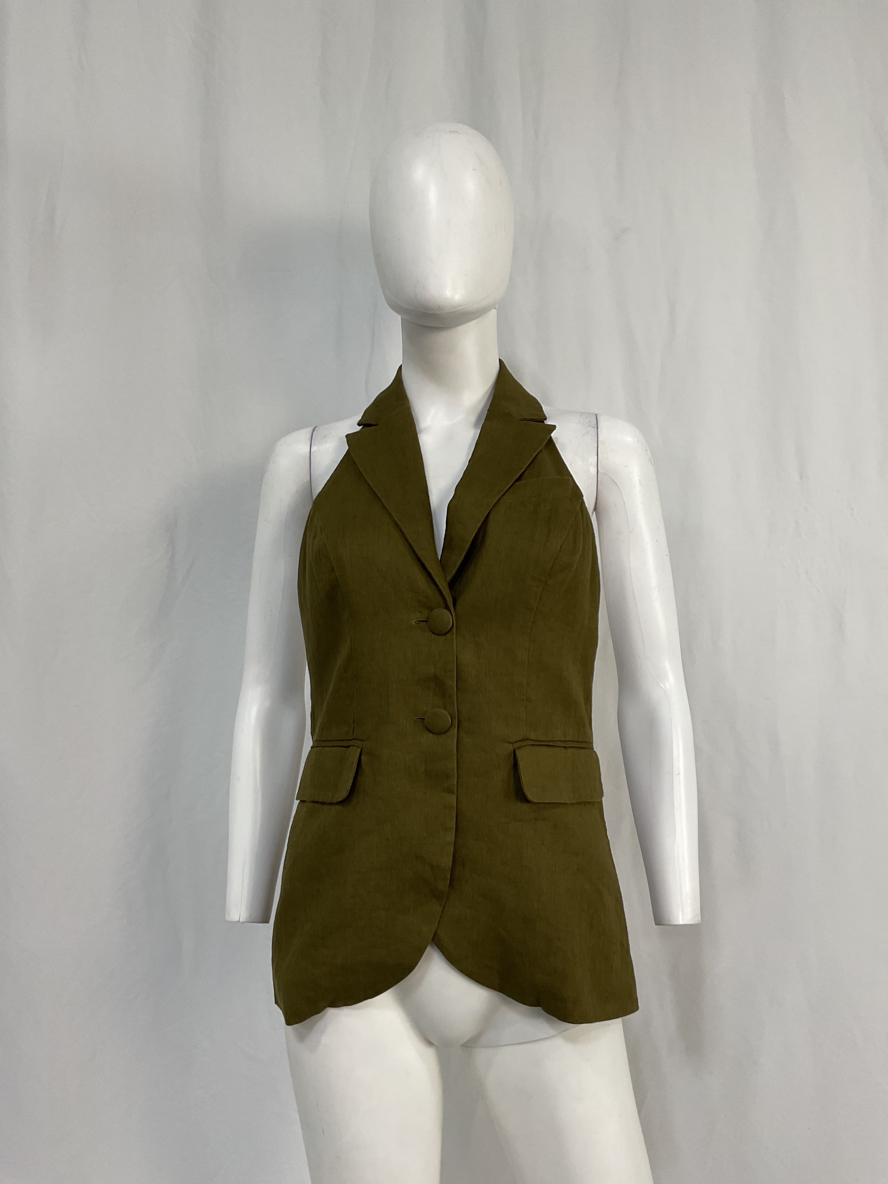 Brennan Linen Vest - Image 3