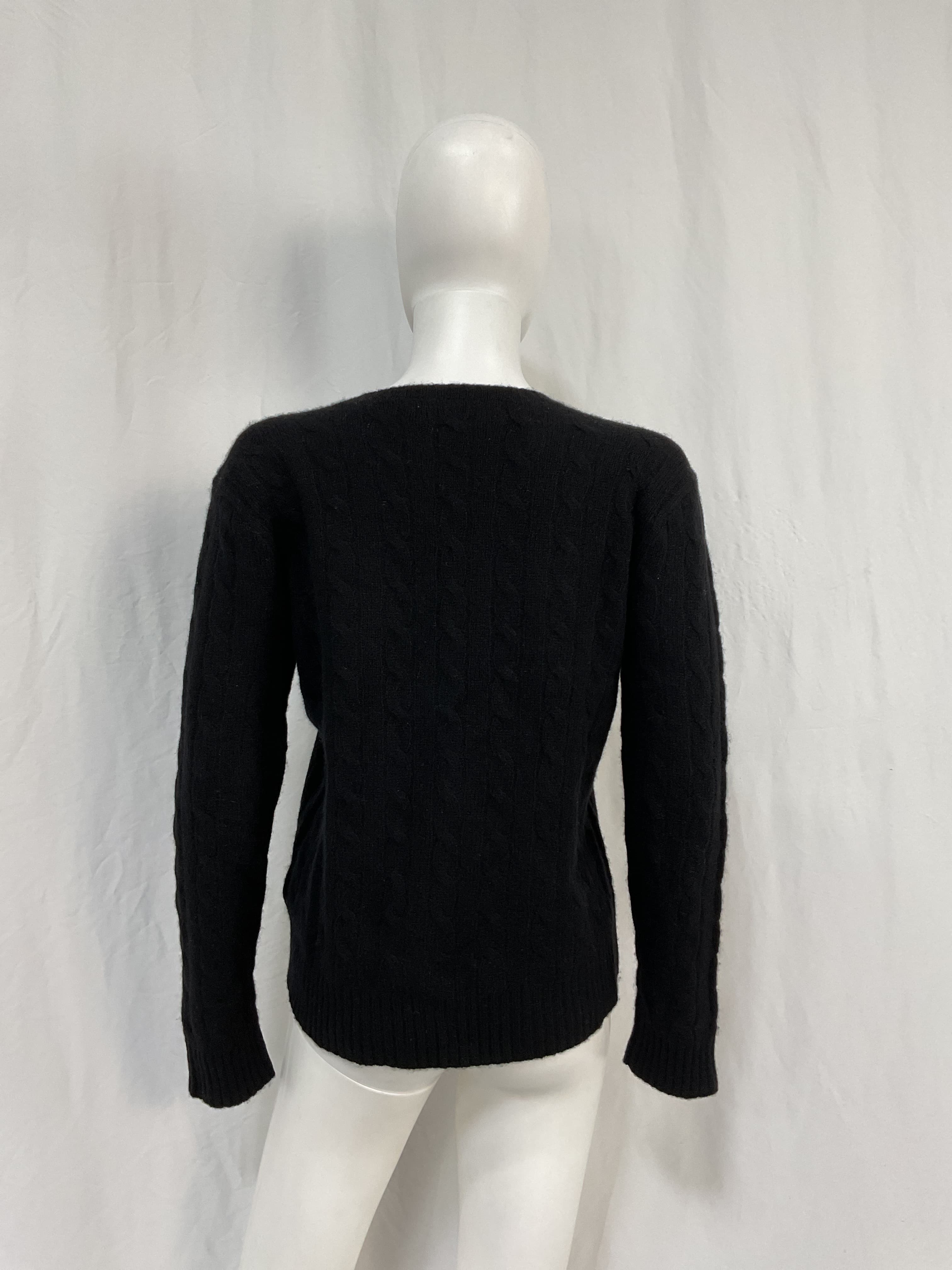 Cable Wool-Cashmere Crewneck Sweater - Image 3