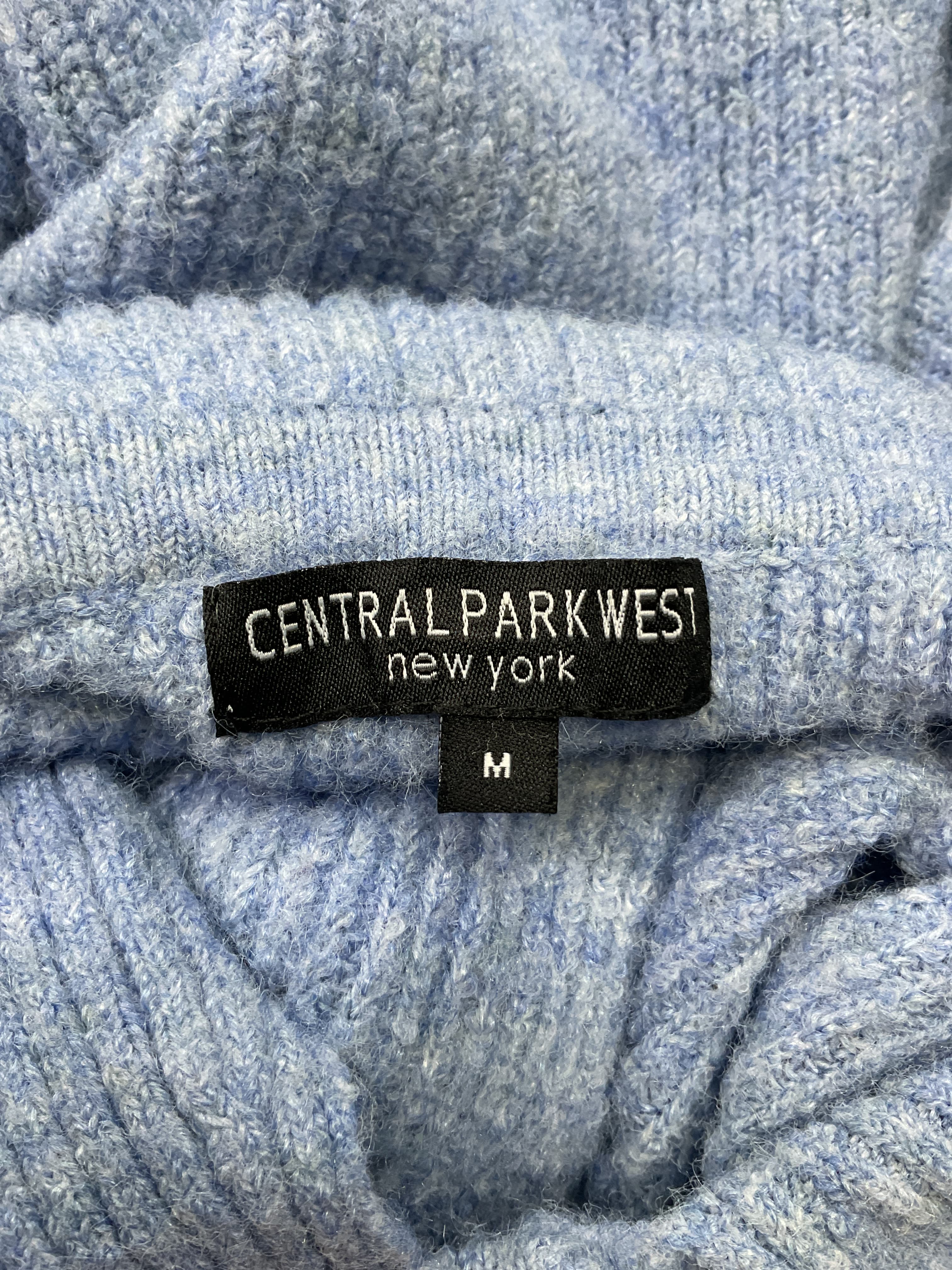 Mia Button Up Shirt Sweater In Blue - Image 4