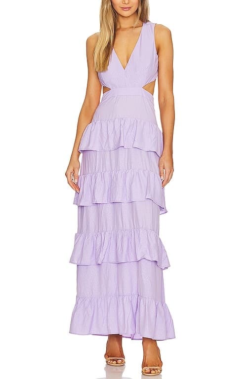Christy Maxi Dress In Lavender - Image 1