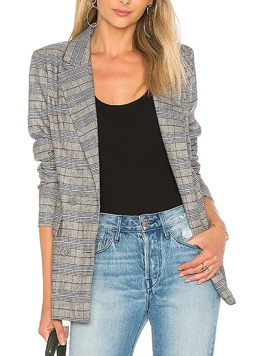 Rhea Blazer In Pewter - Image 1