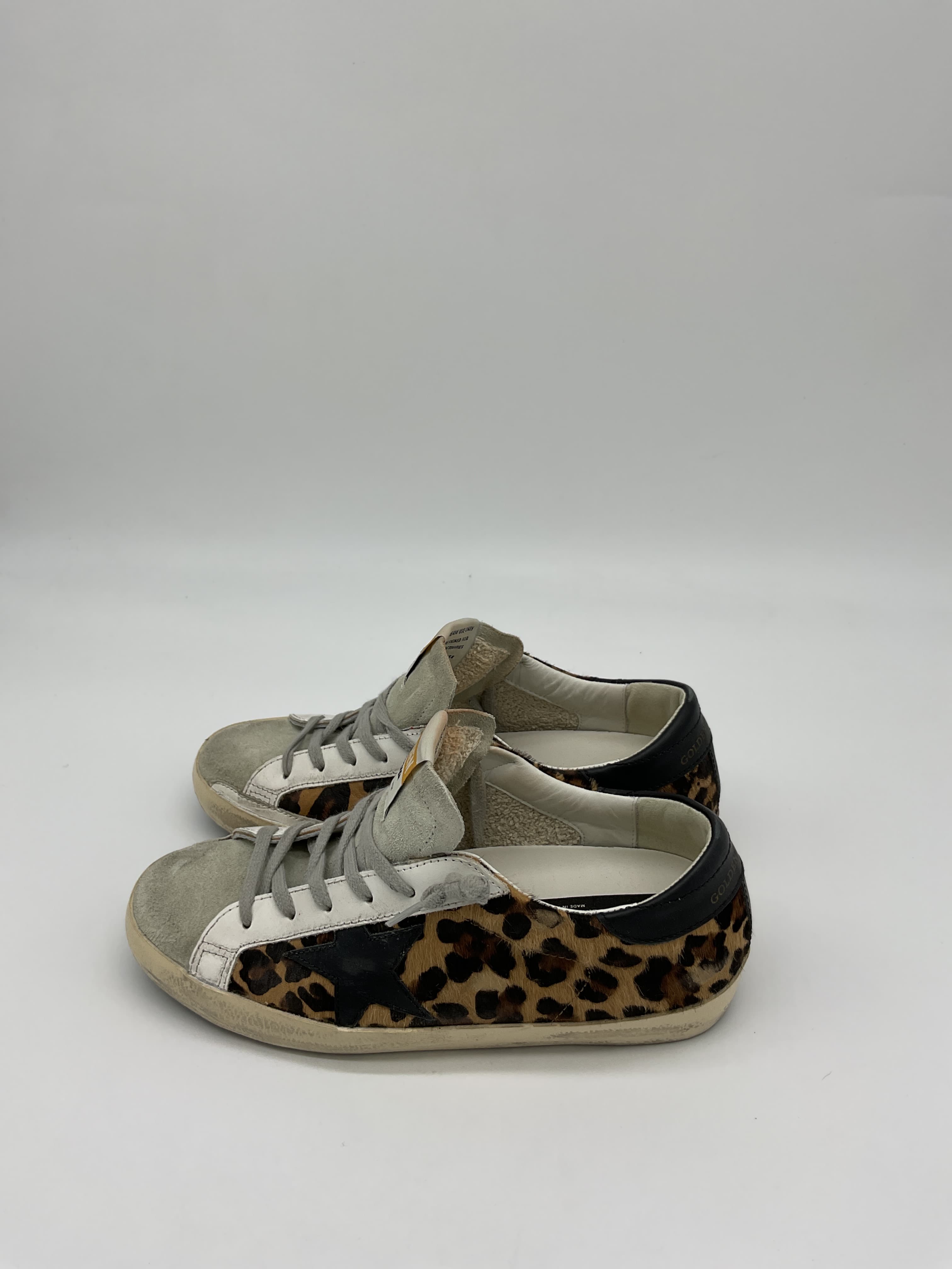 Superstar Sneaker In Snow Leopard & Black - Image 2