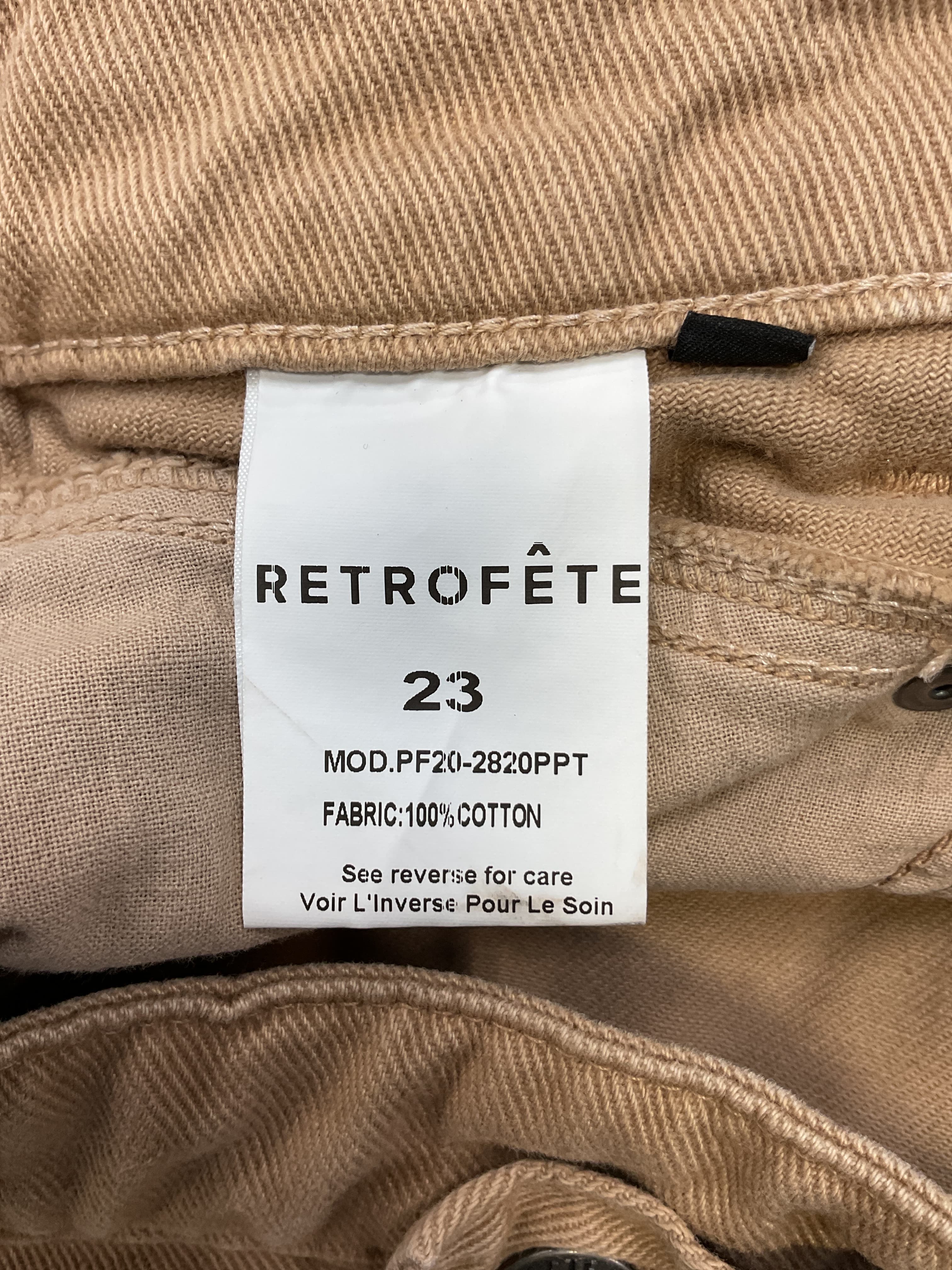 Retrofete X Revolve Tessa Shorts In Camel - Image 3