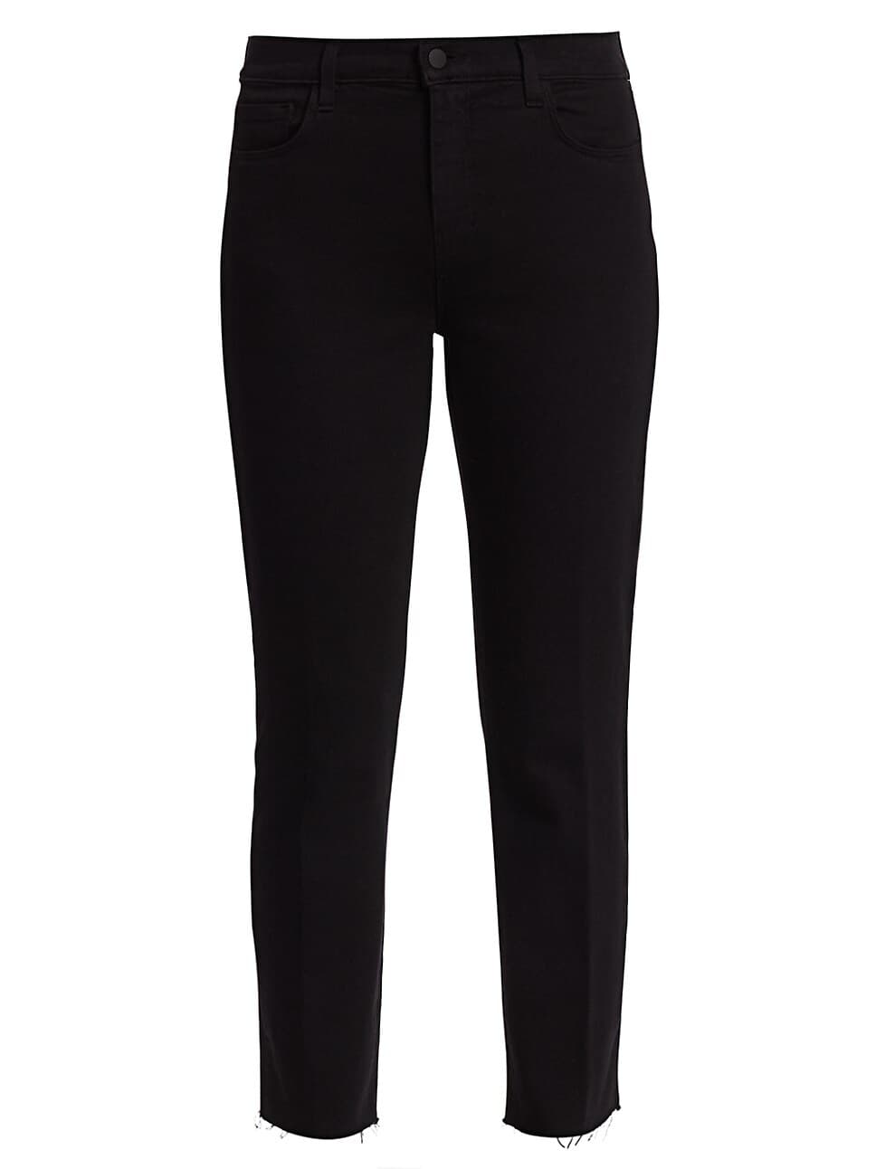 Sada High-Rise Crop Slim Straight Jeans - Image 1