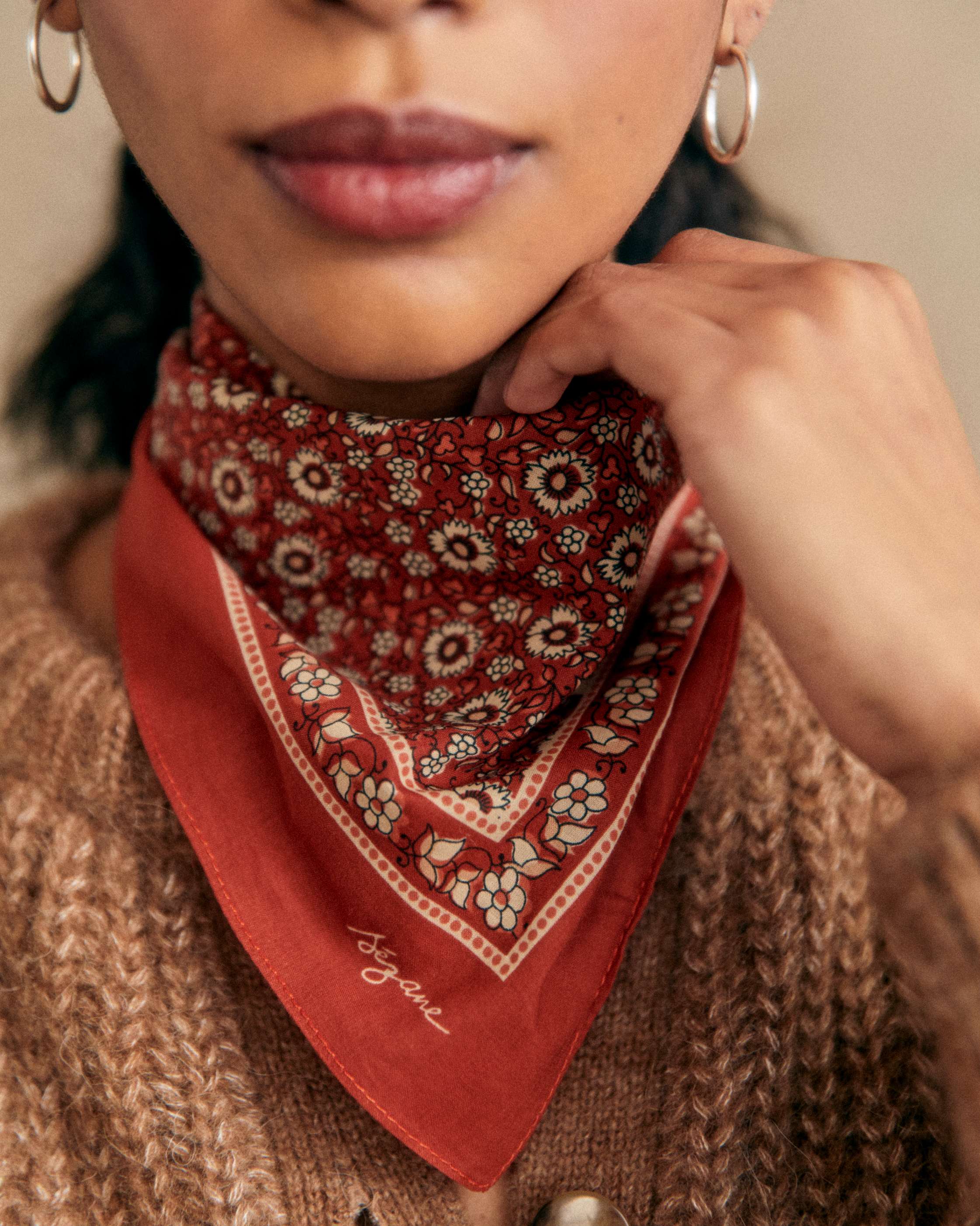 Floral Scarf - Image 1