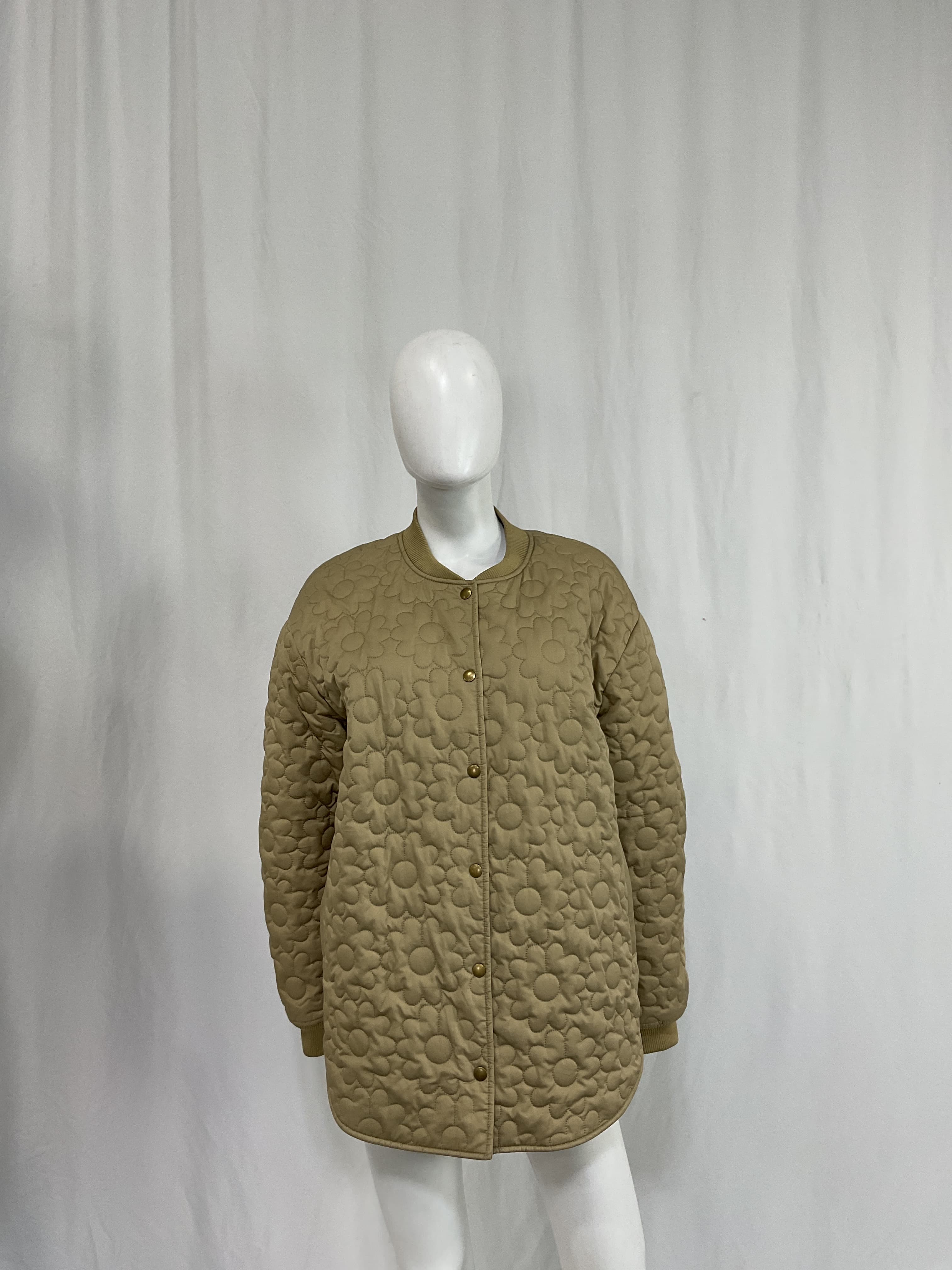 Oversized Floral Quilted Jacket - Image 2
