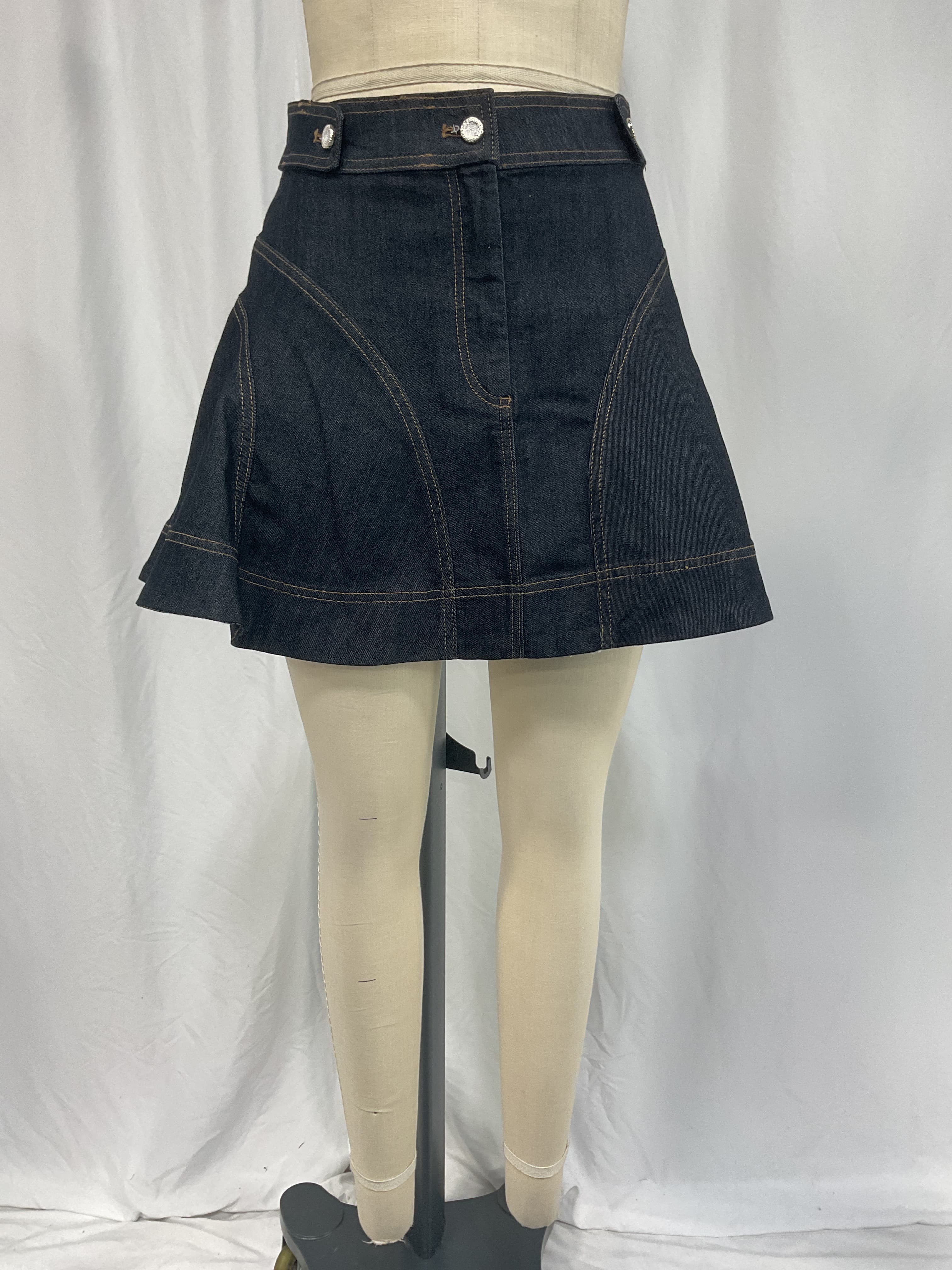 Pilcro Sculpted Denim Mini Skirt - Image 4