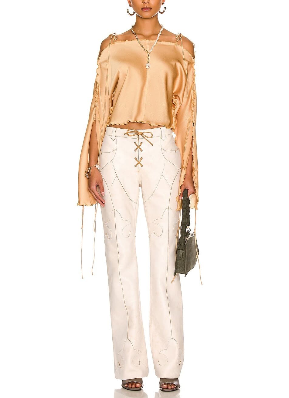 Top In Apricot Orange - Image 1