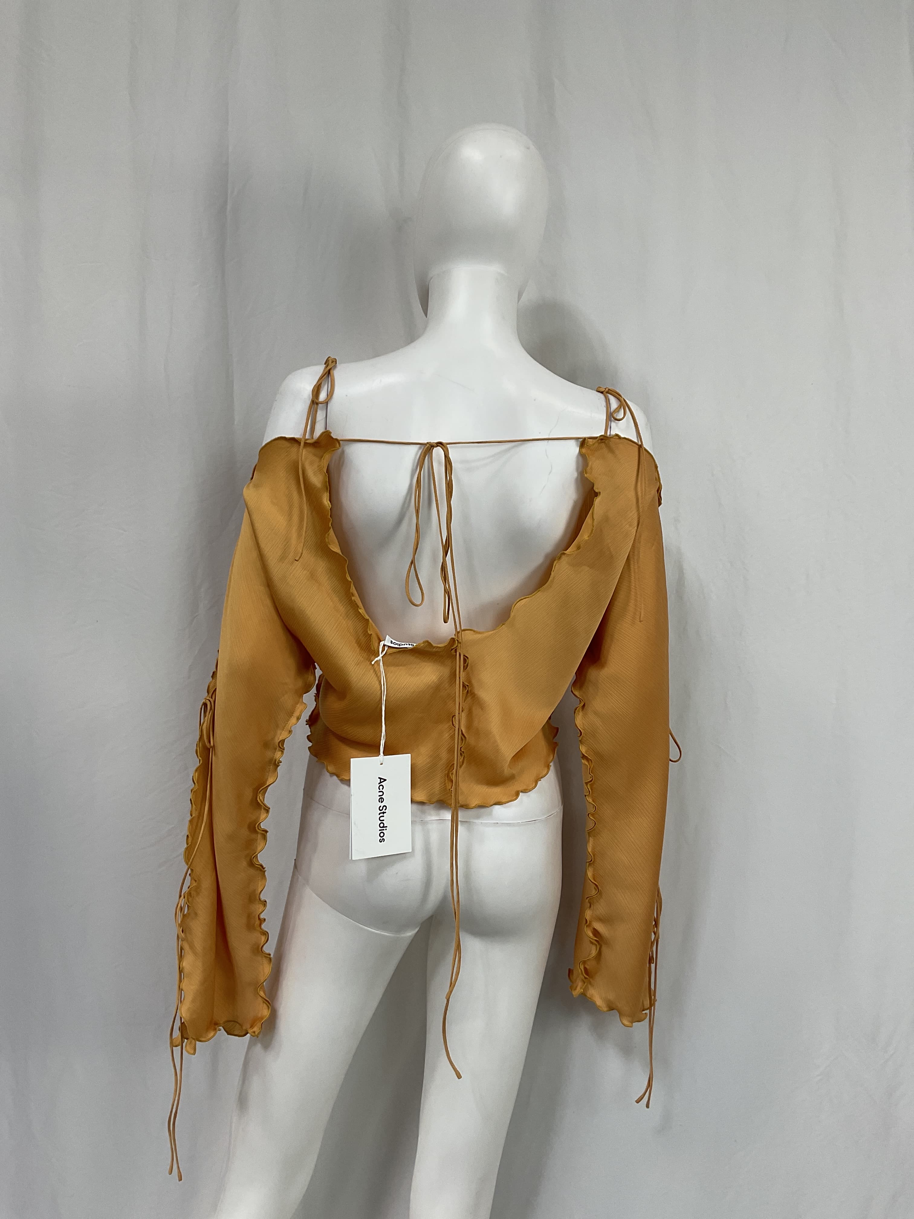 Top In Apricot Orange - Image 2
