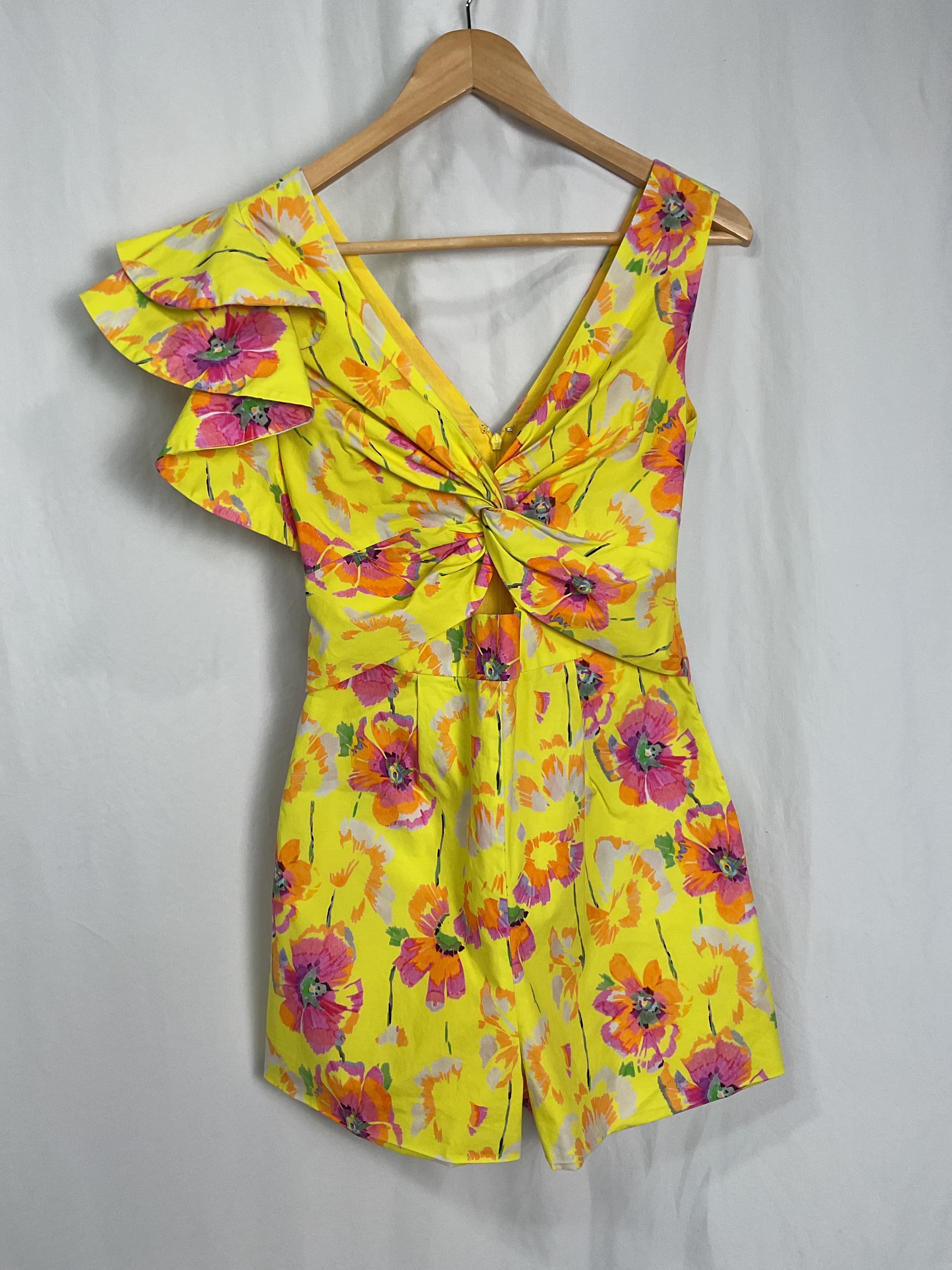 Amur Resort Joette Floral Cut-Out Romper - Image 2