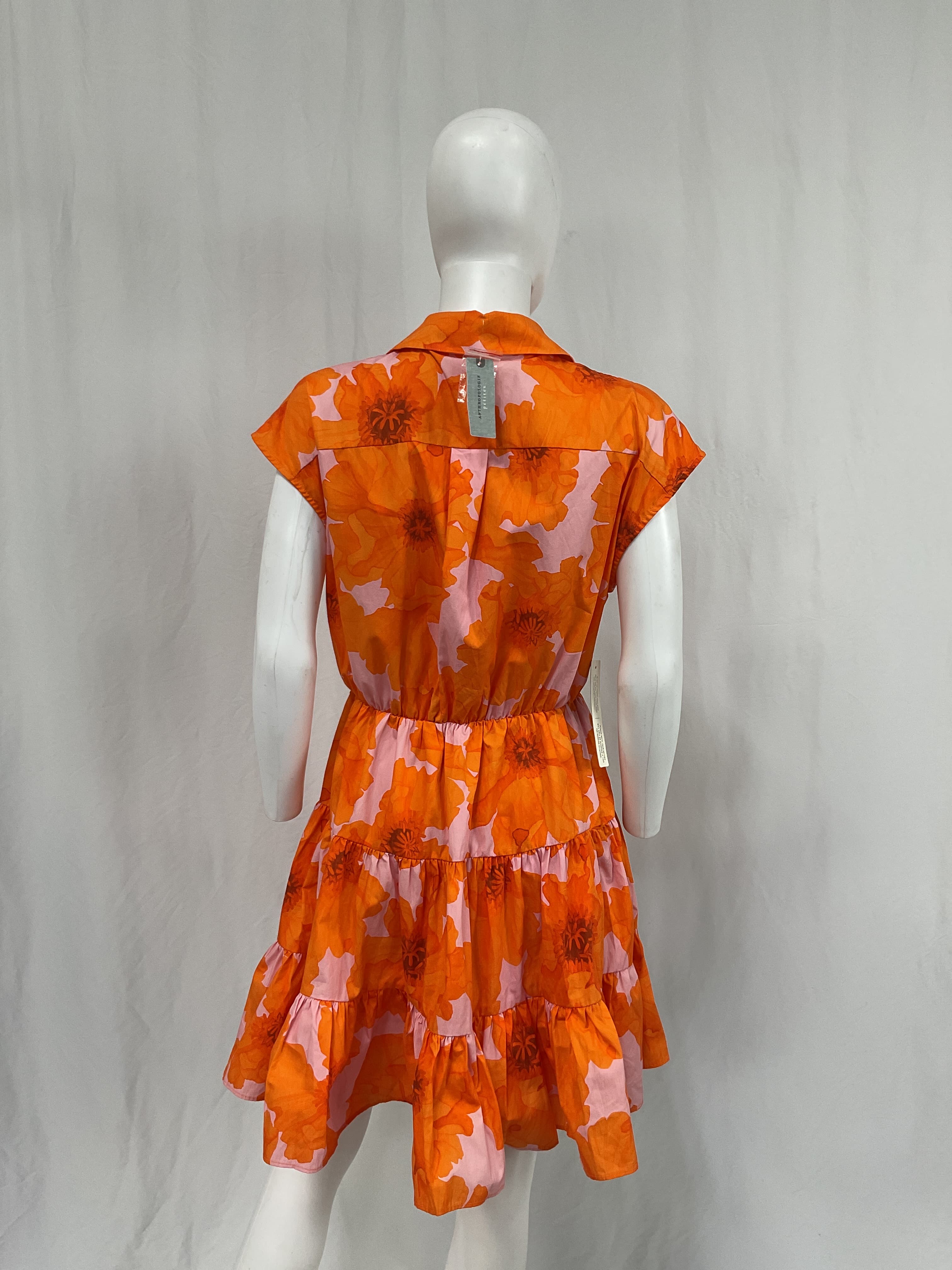 Short-Sleeve Mini Shirt Dress - Image 2