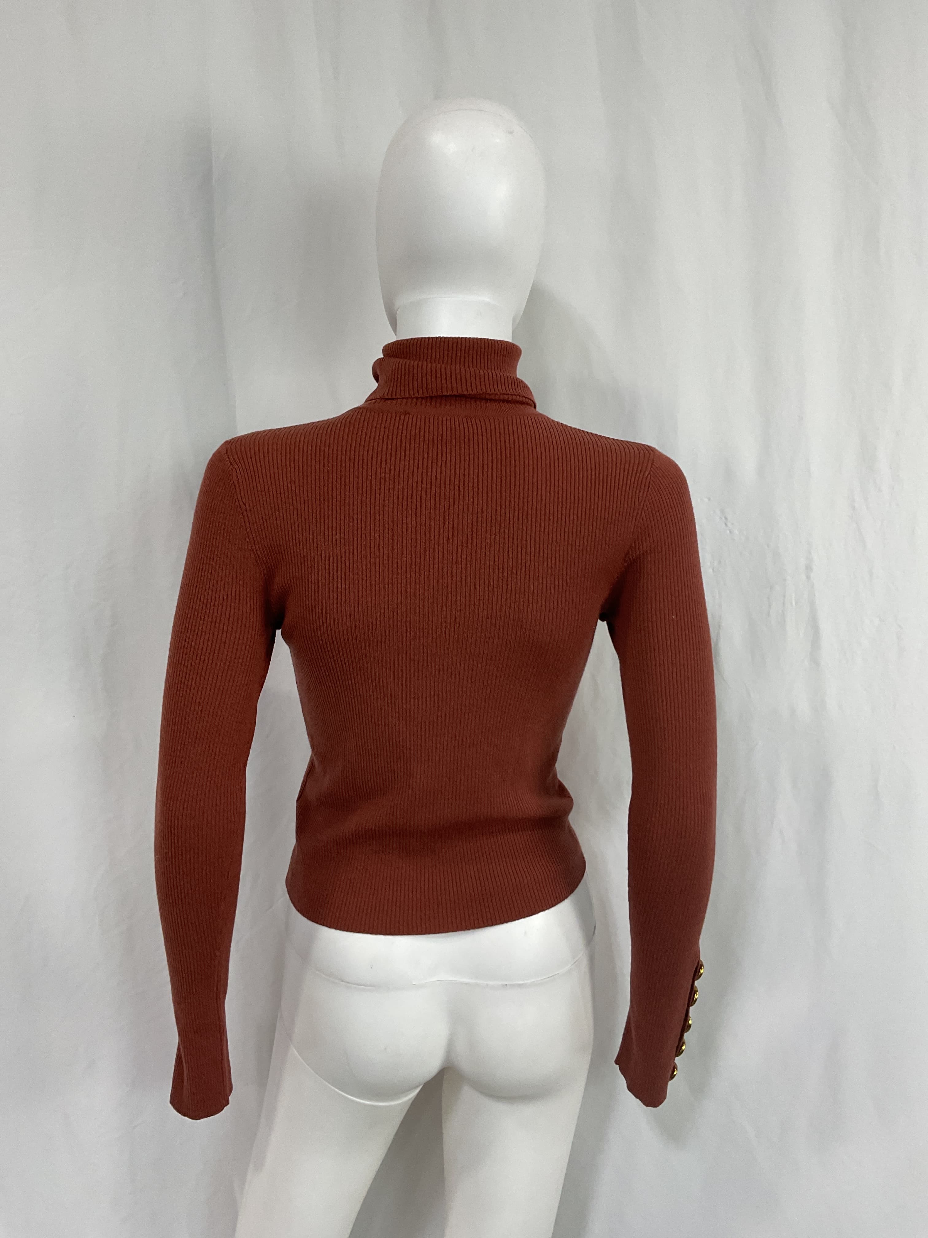 Desi Rib-Knit Turtleneck Sweater - Image 2