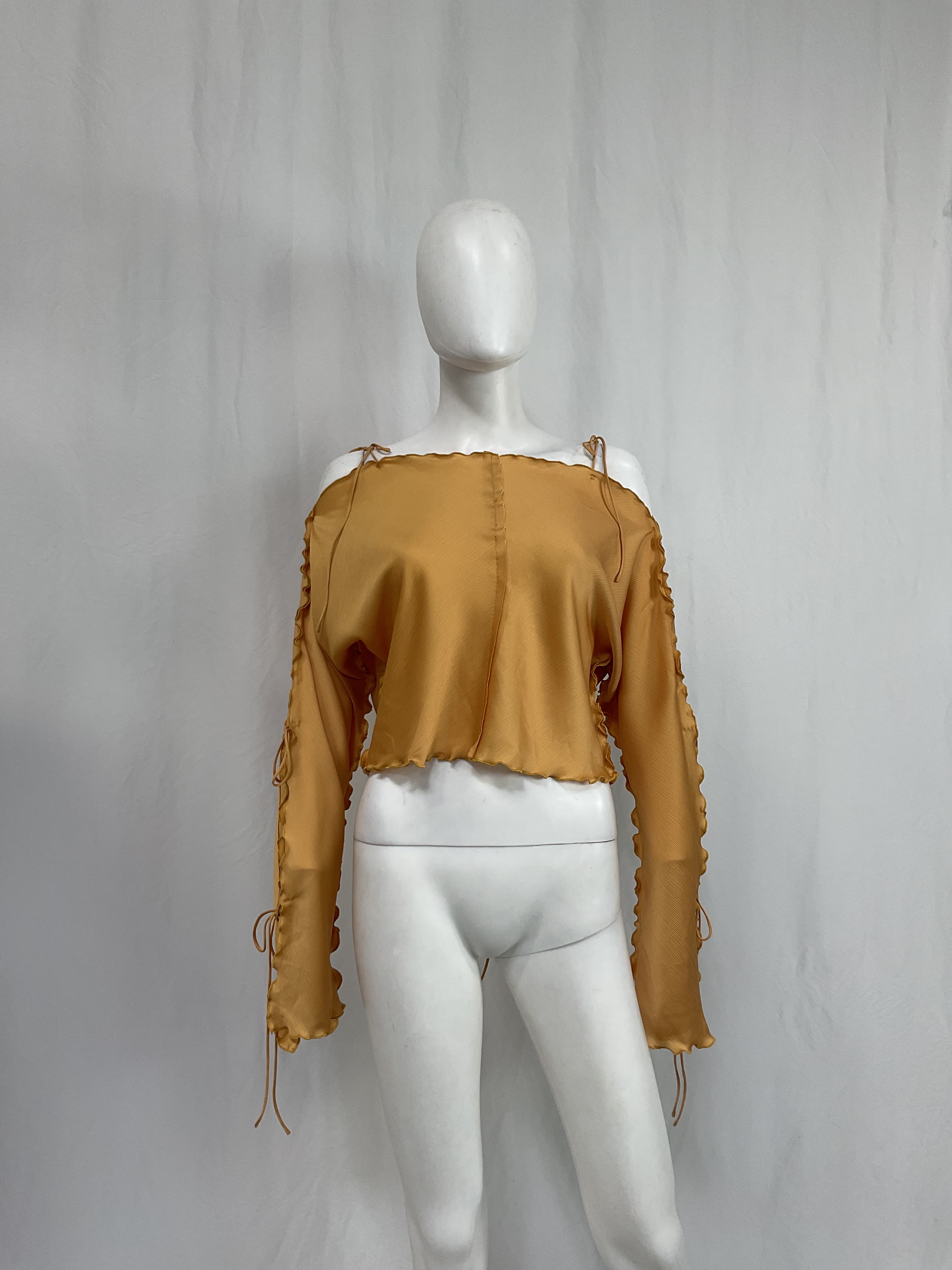 Top In Apricot Orange - Image 3