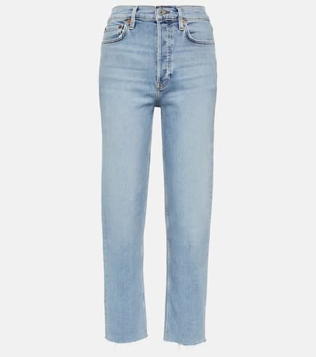 70s Stove Pipe High-Rise Straight Jeans - Image 1