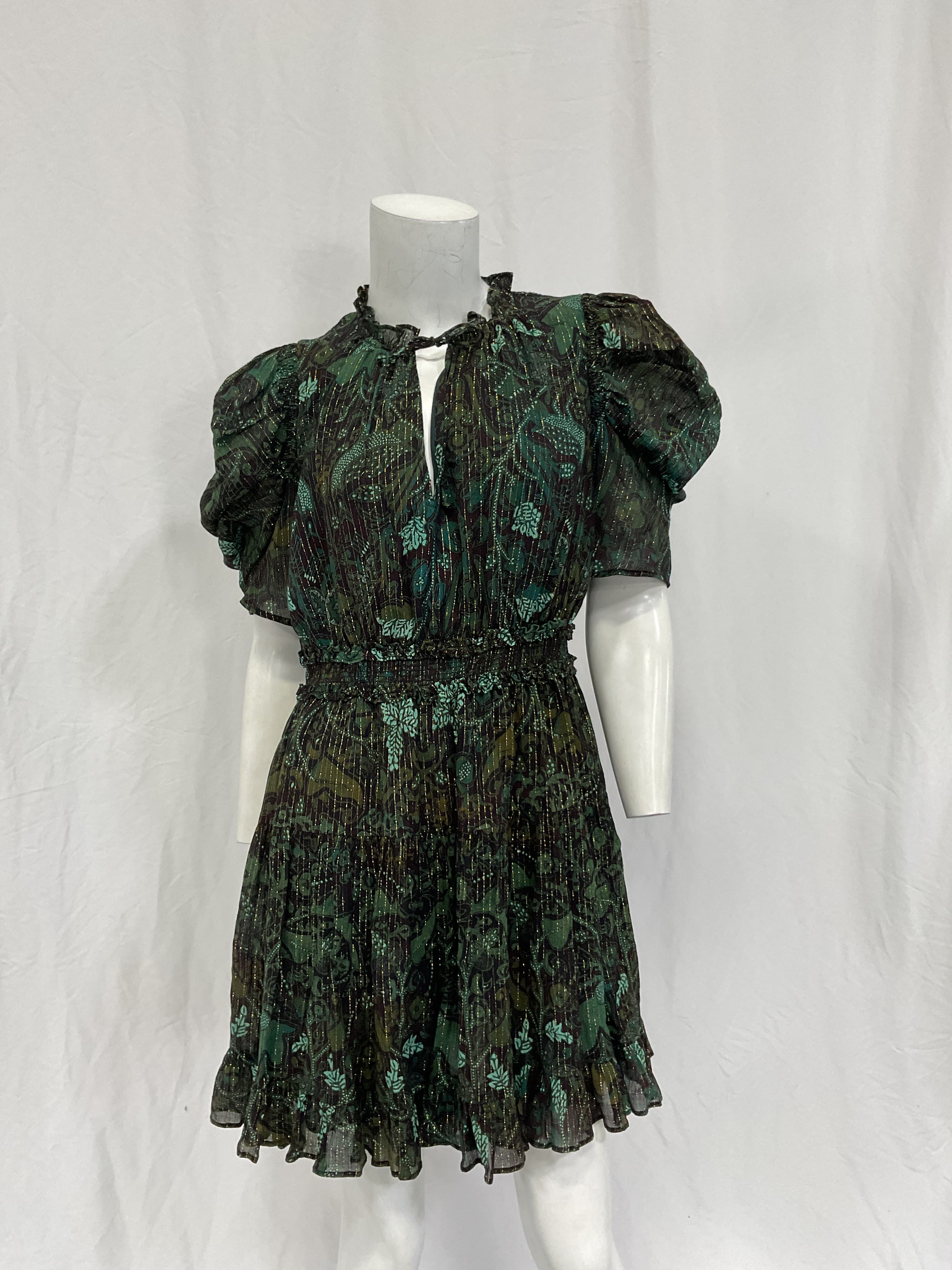 Ada Shirred Mini Dress - Image 1