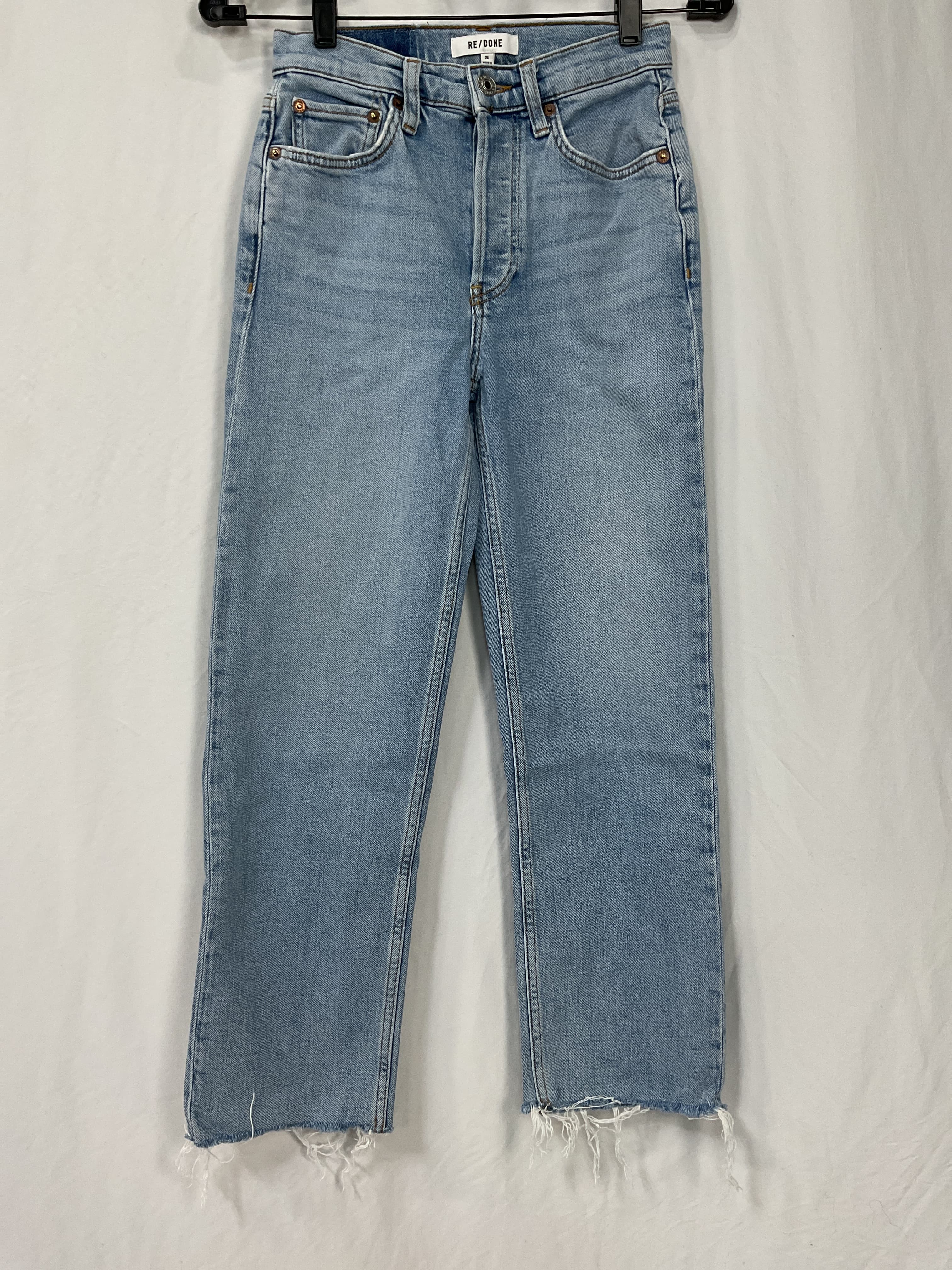 70s Stove Pipe High-Rise Straight Jeans - Image 2