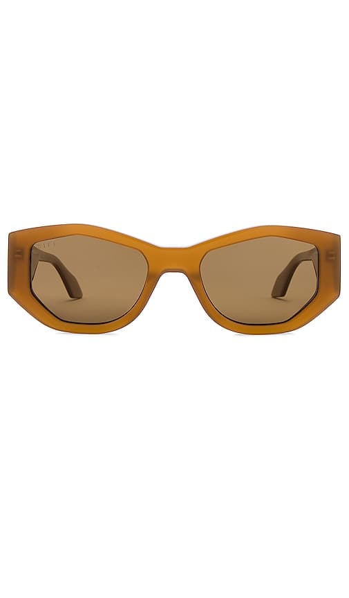 Zoe Sunglasses In Salted Caramel & Brown Polarized - Image 1