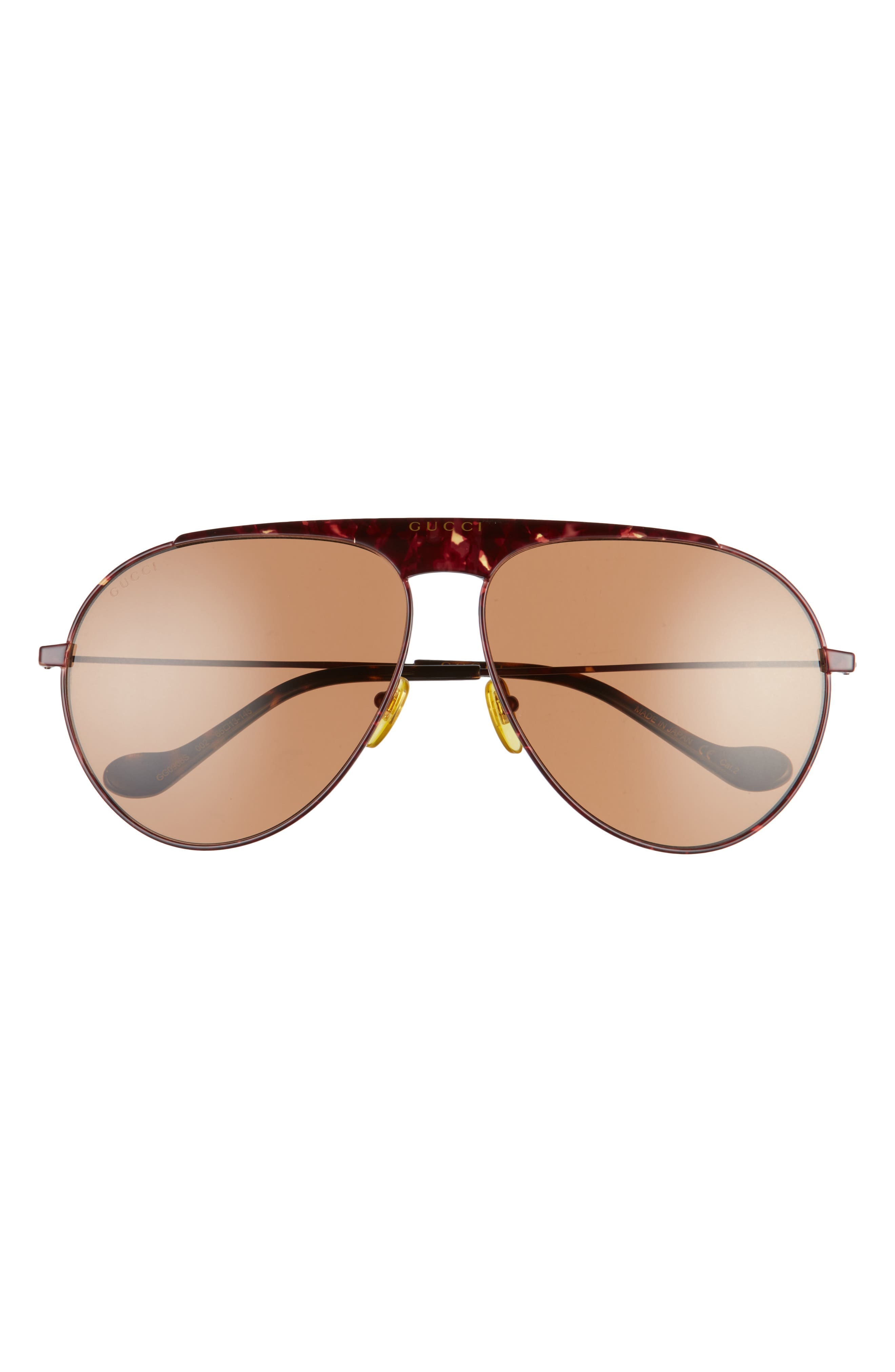 65mm Oversize Aviator Sunglasses - Image 1