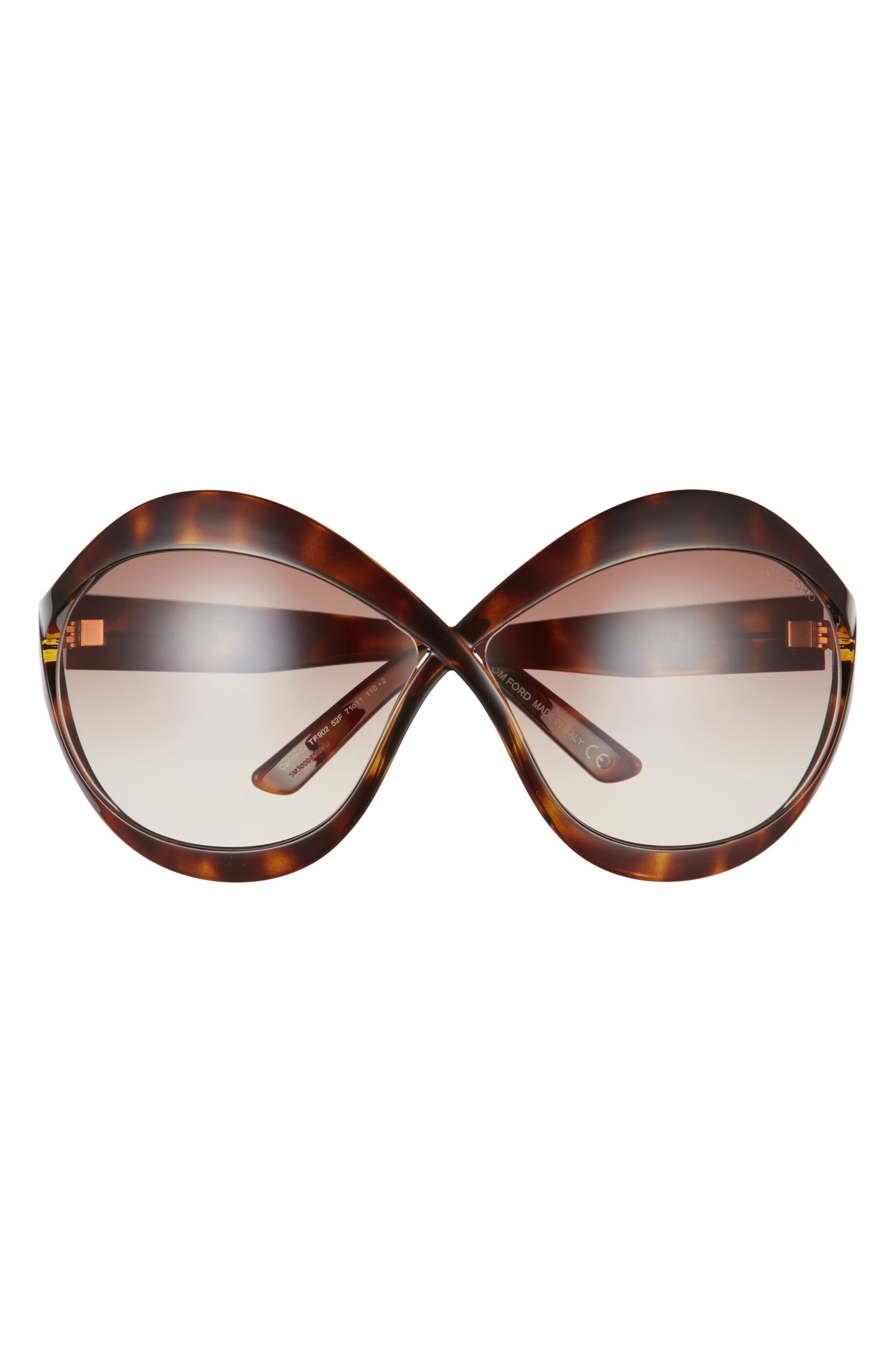 Carine 71mm Gradient Oversize Sunglasses - Image 1