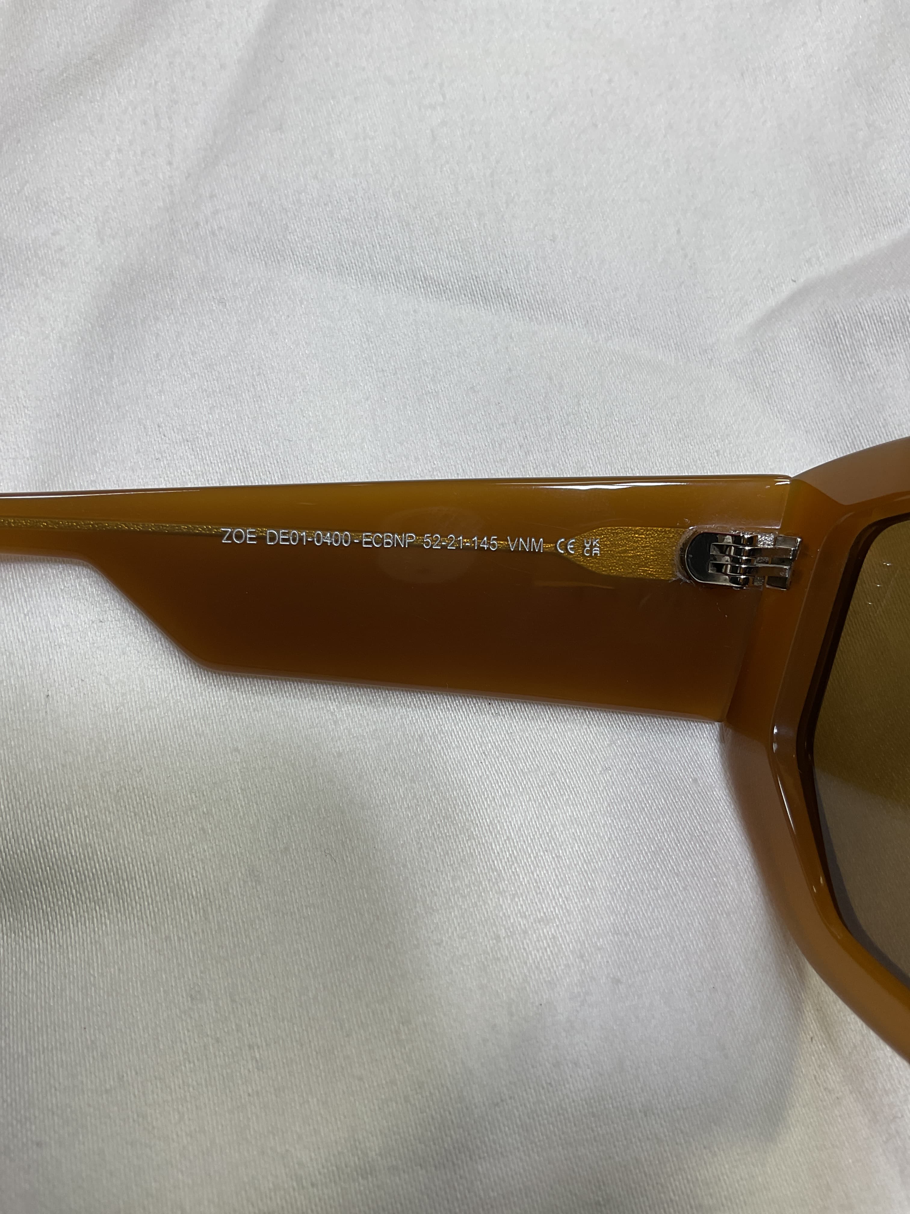 Zoe Sunglasses In Salted Caramel & Brown Polarized - Image 4