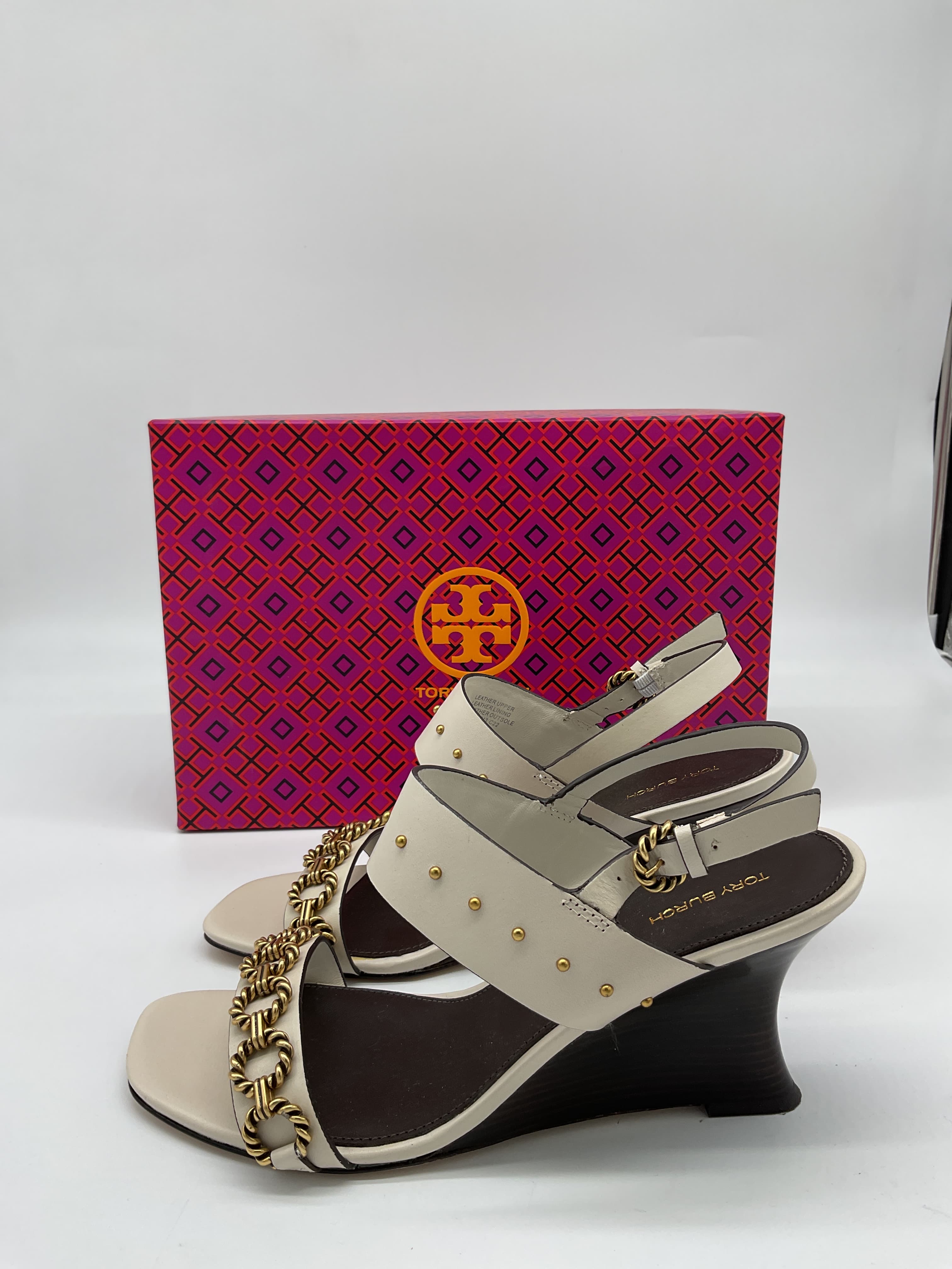 Vintage Plaque Wedge Sandal - Image 2