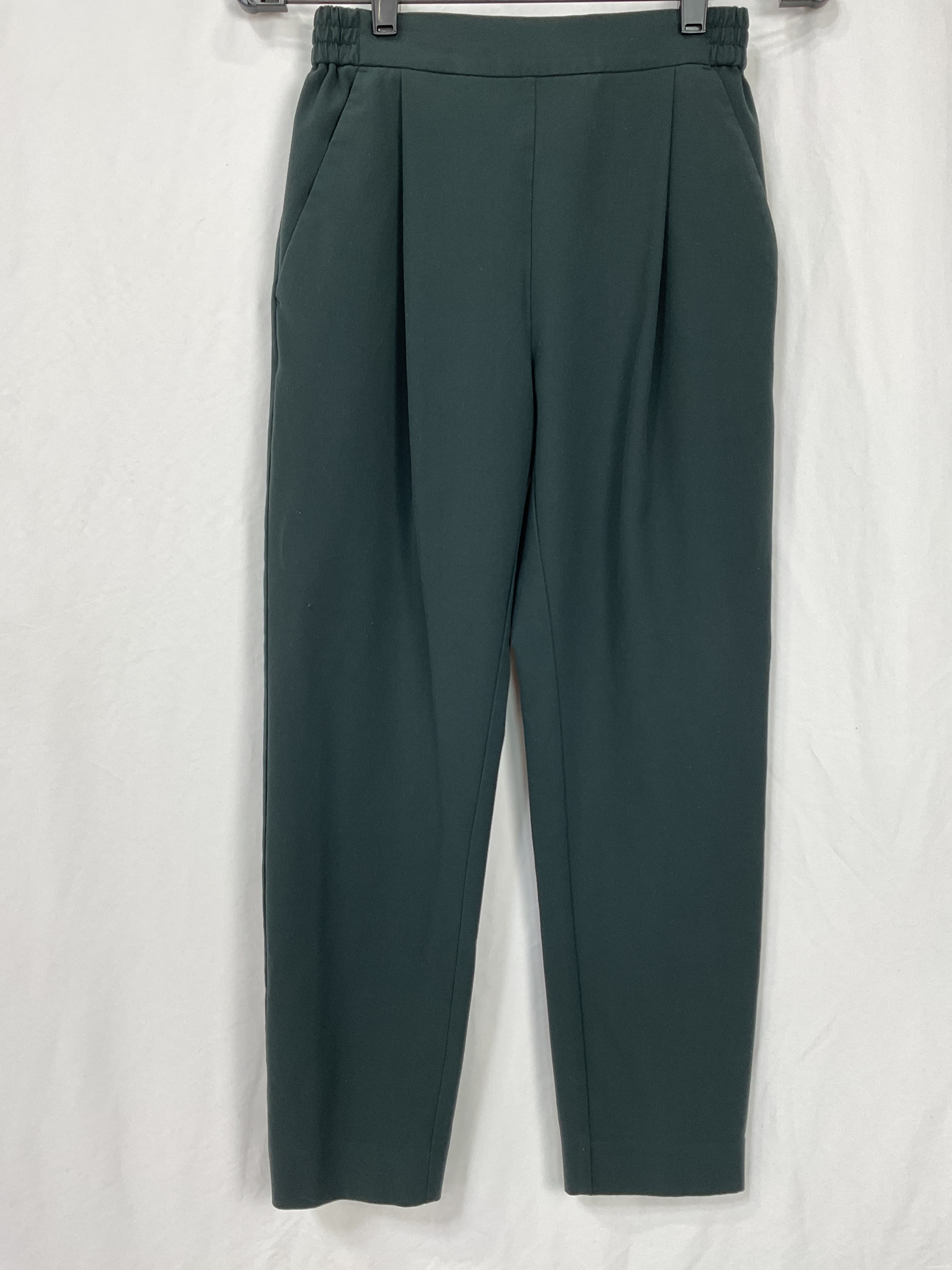 Aleida Tri Trouser In Jungle Green - Image 2