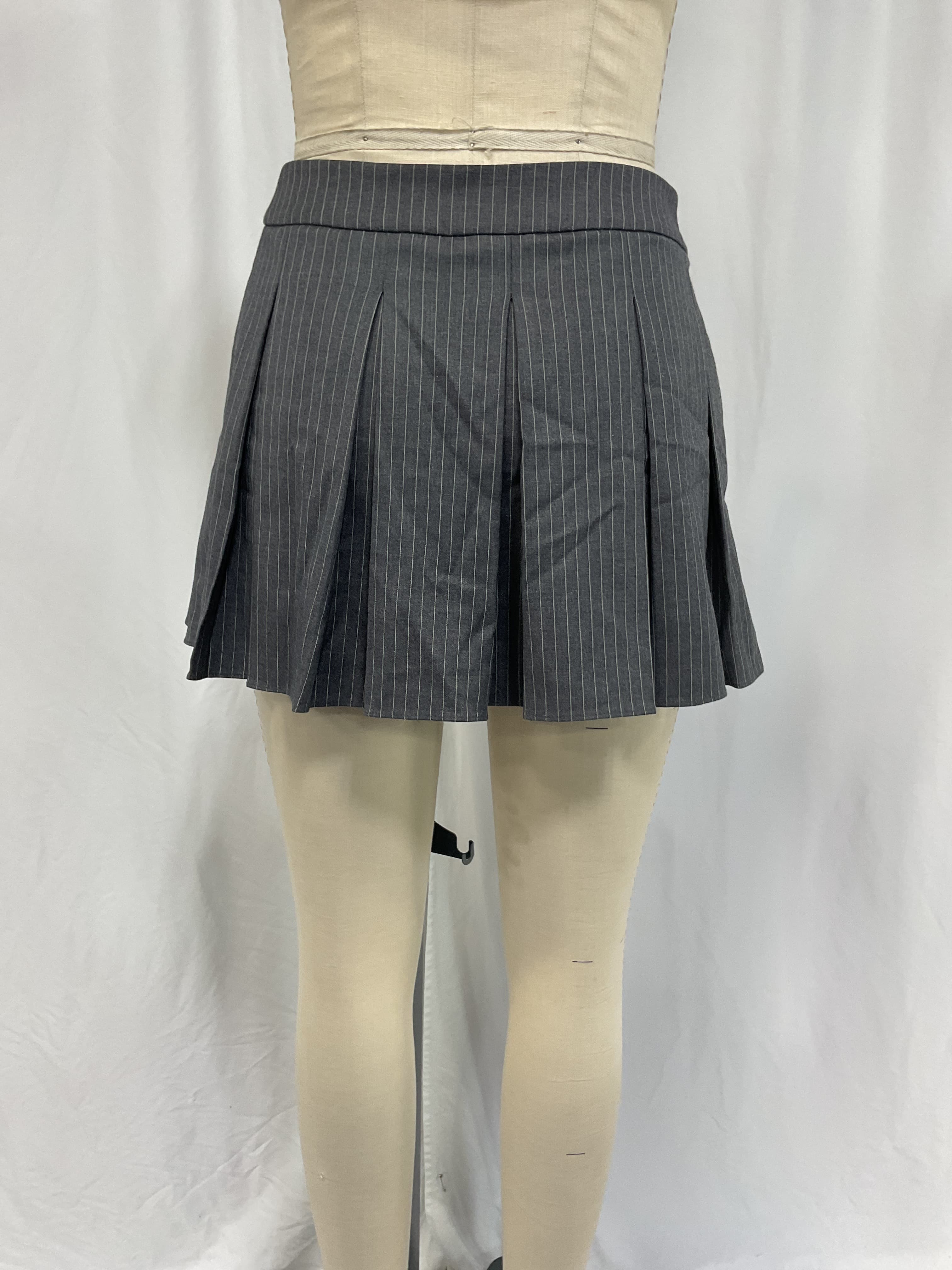 Braylon Skort In Eton Pinstripe - Image 2