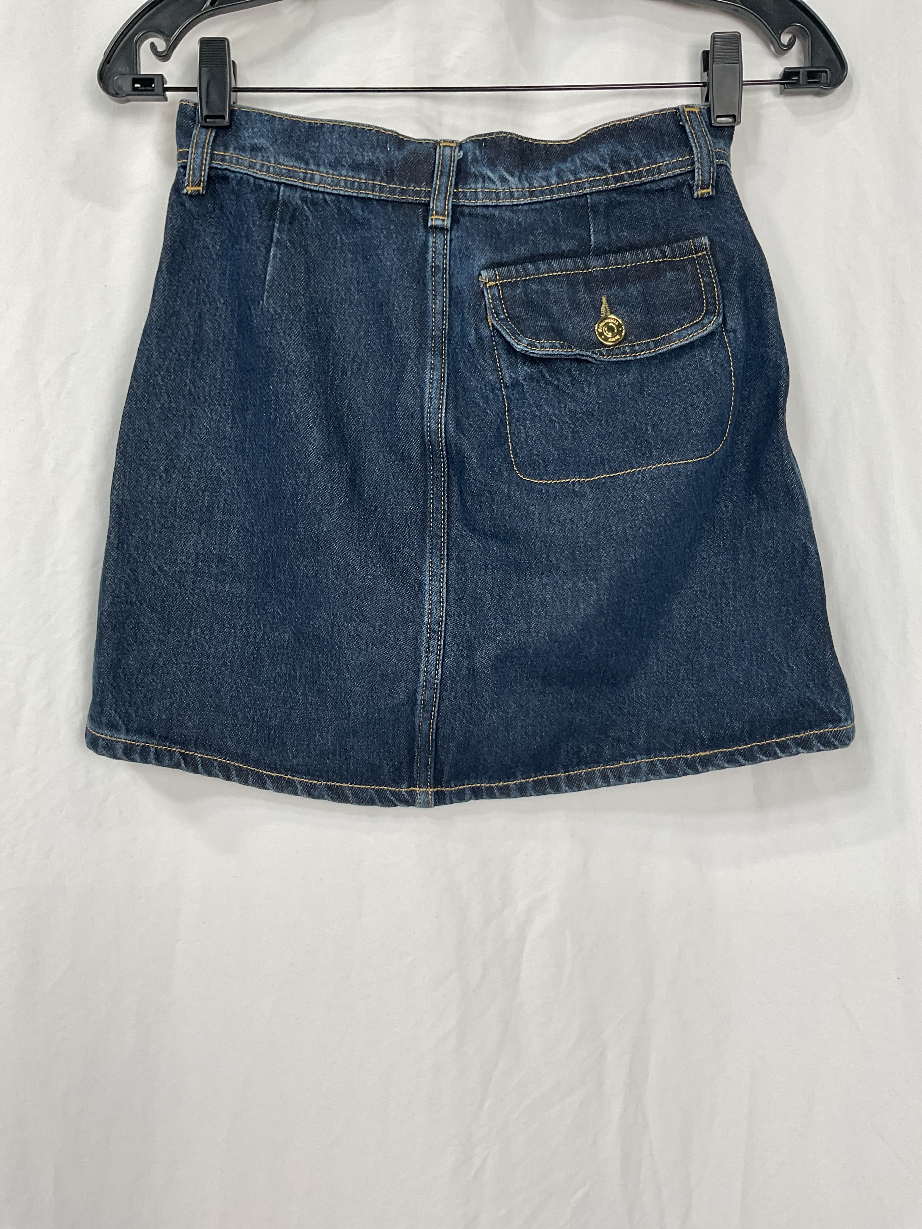 Elia Patch Pocket Denim Mini Skirt - Image 4