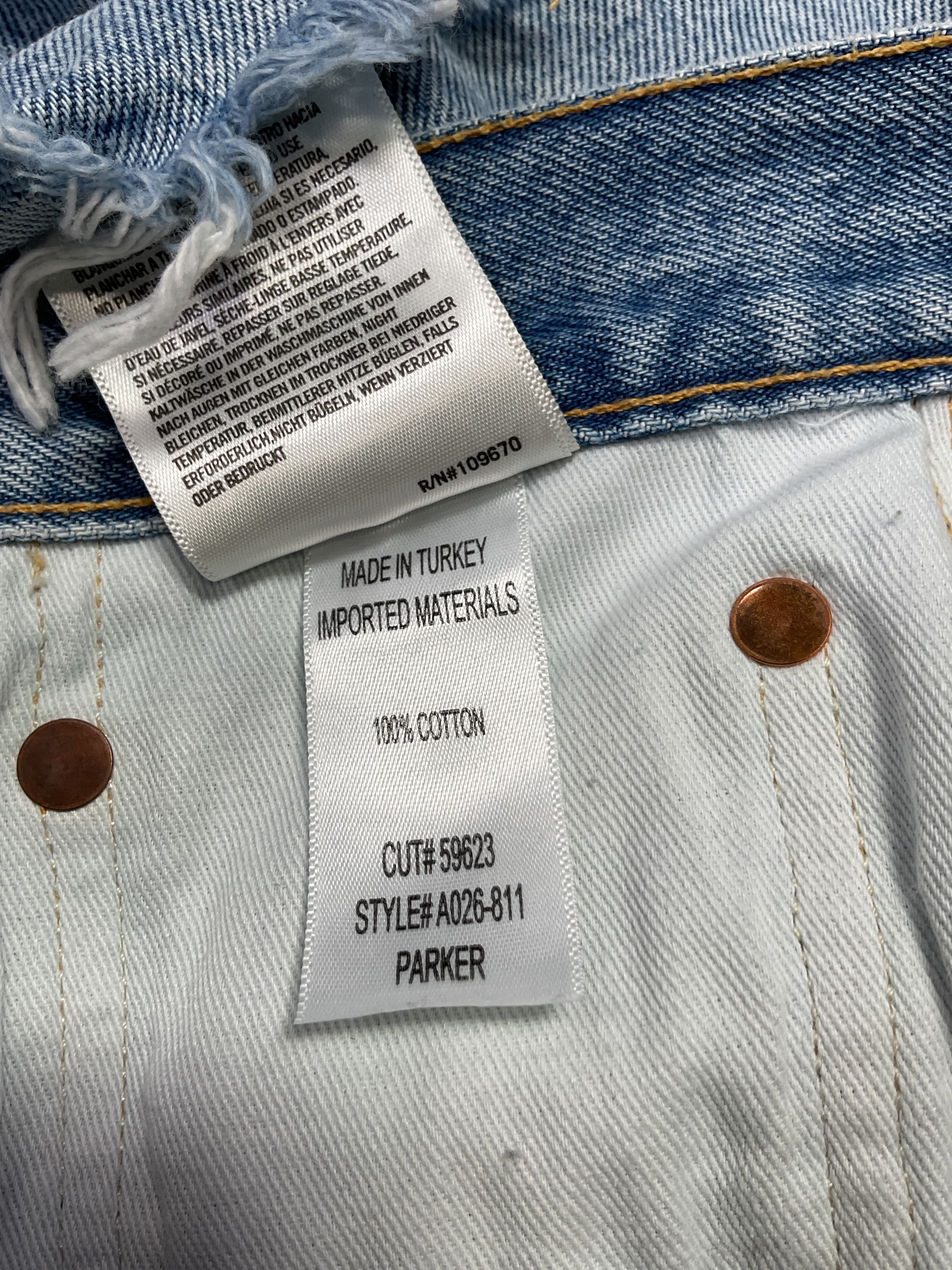 Parker Vintage Cut Off Short - Image 2
