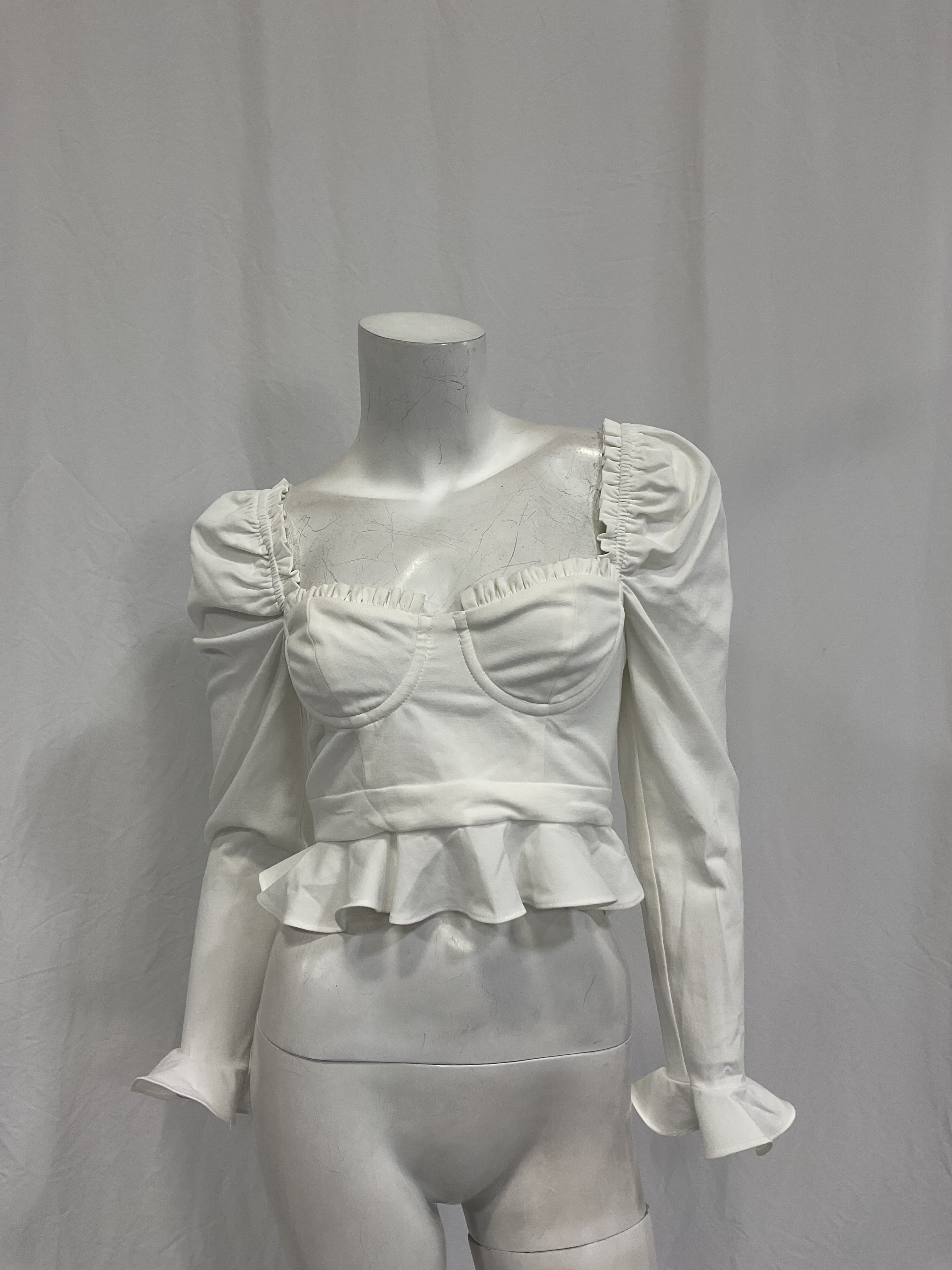 Corie Top In White - Image 2