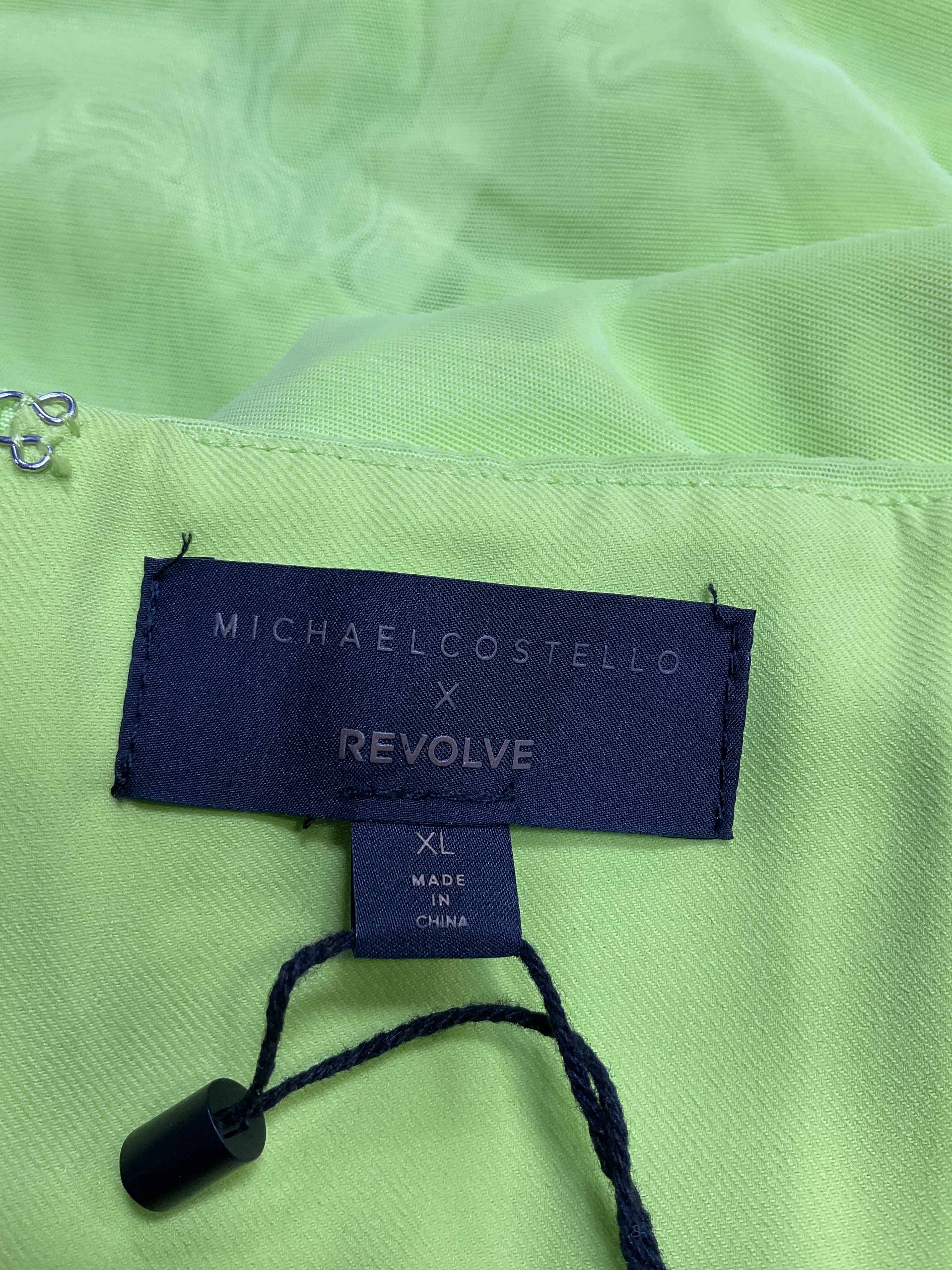 Michael Costello X Revolve India Midi Dress In Lime Green - Image 4