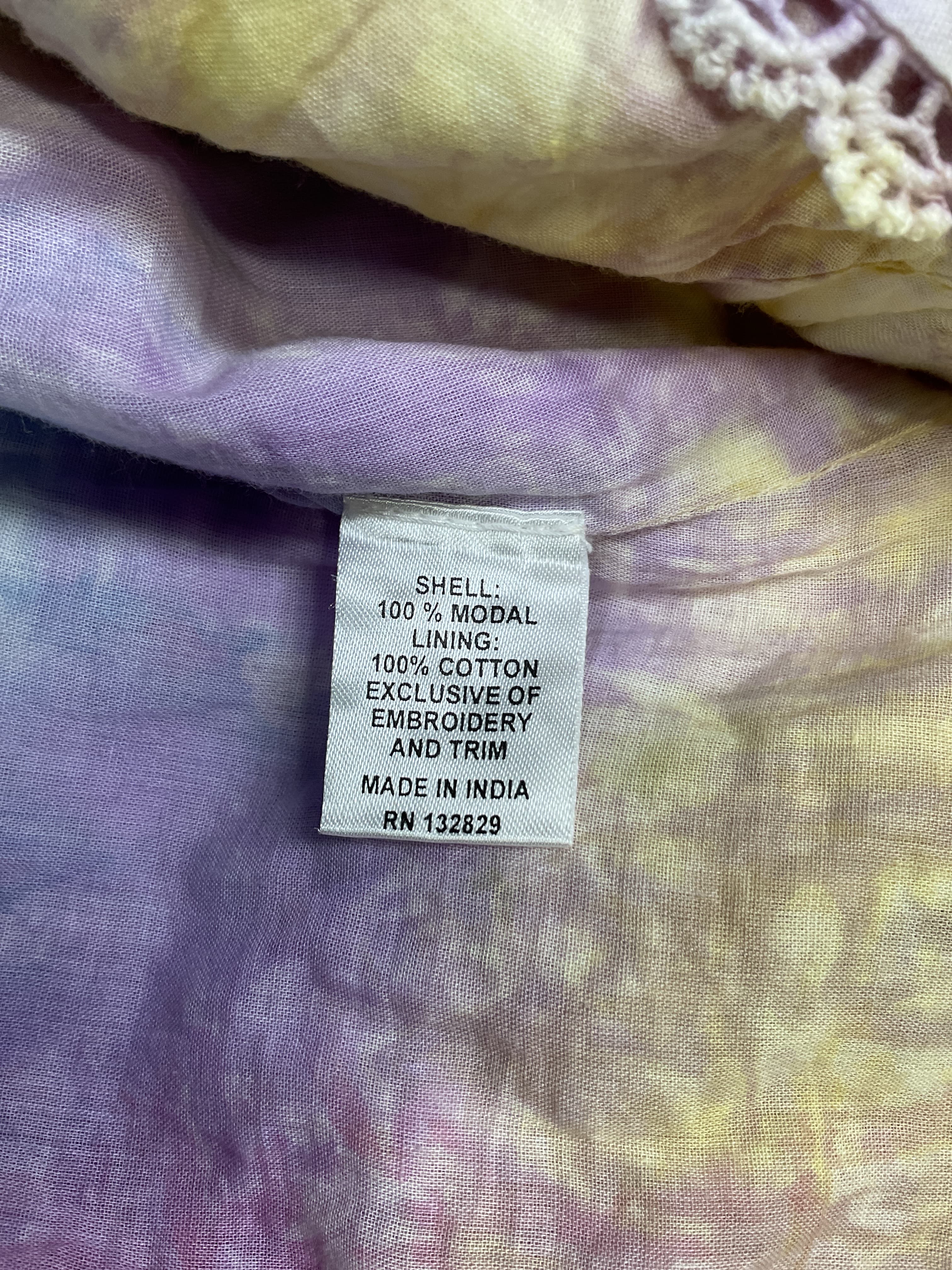 Angie Bustier Top In Pastel Multi Tie Dye - Image 4