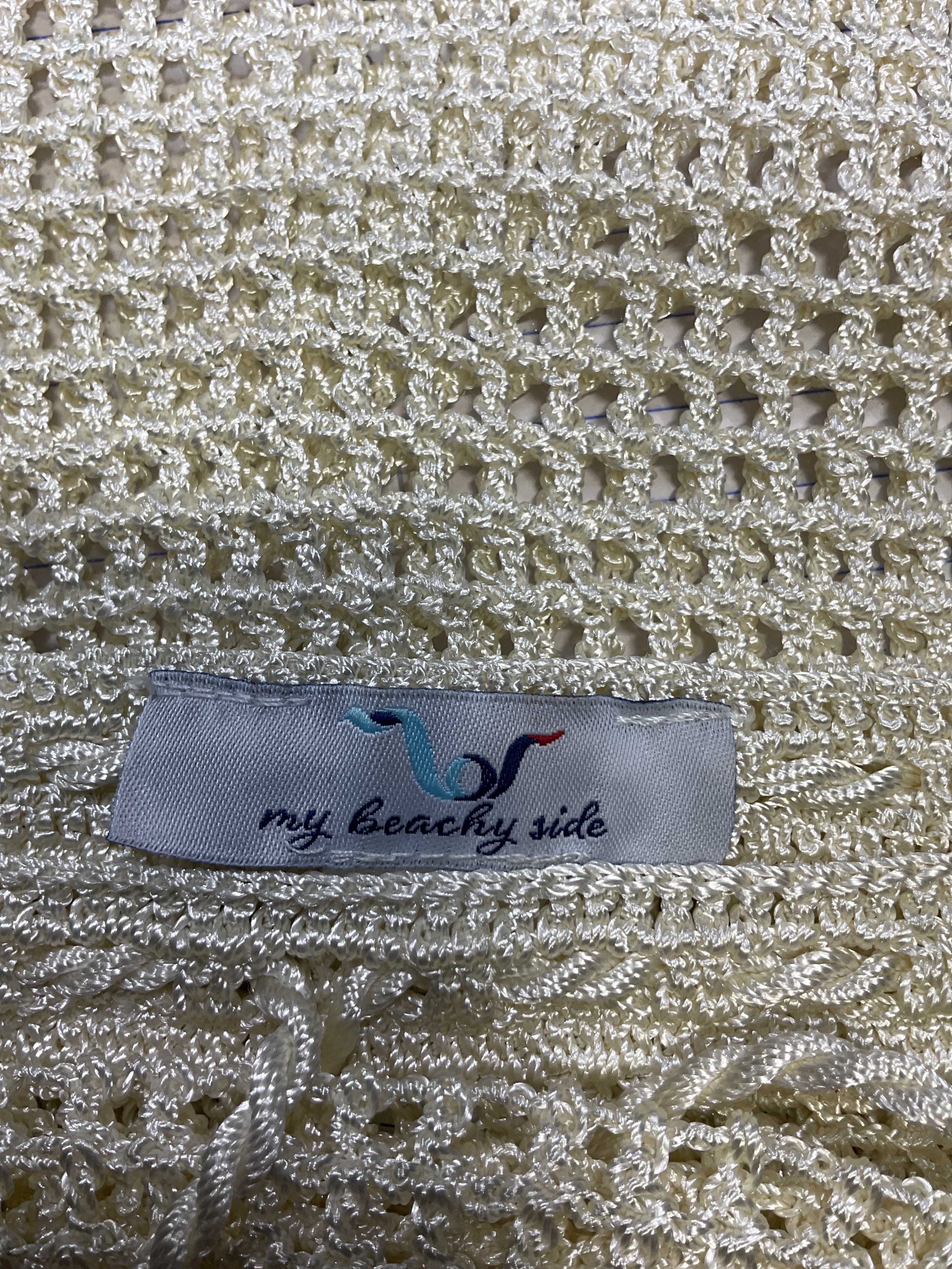 Crochet Butterfly Mini Skirt In Snow White - Image 4