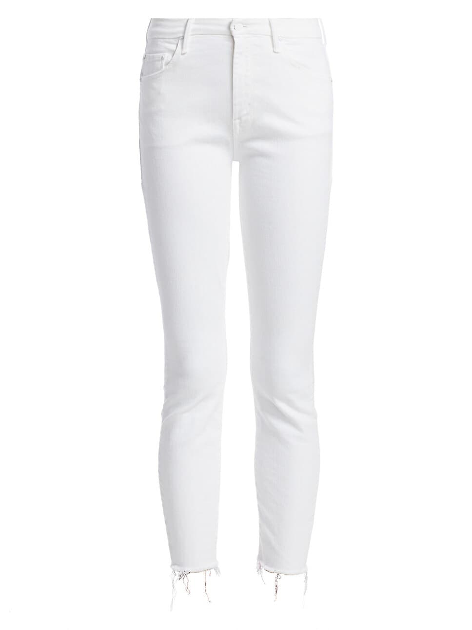 The Looker High-Rise Ankle Skinny Fray Hem Jeans - Image 1