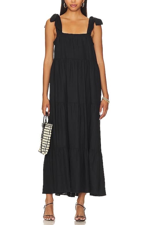Arabella Maxi Dress In Black - Image 1