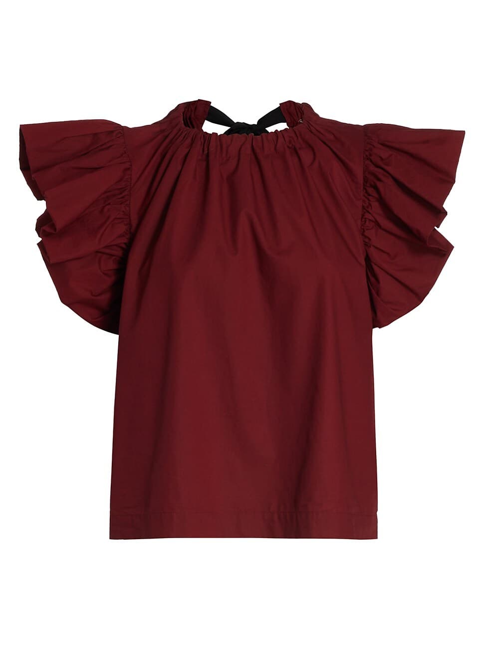 Leigh Flutter-Sleeve Top - Image 1
