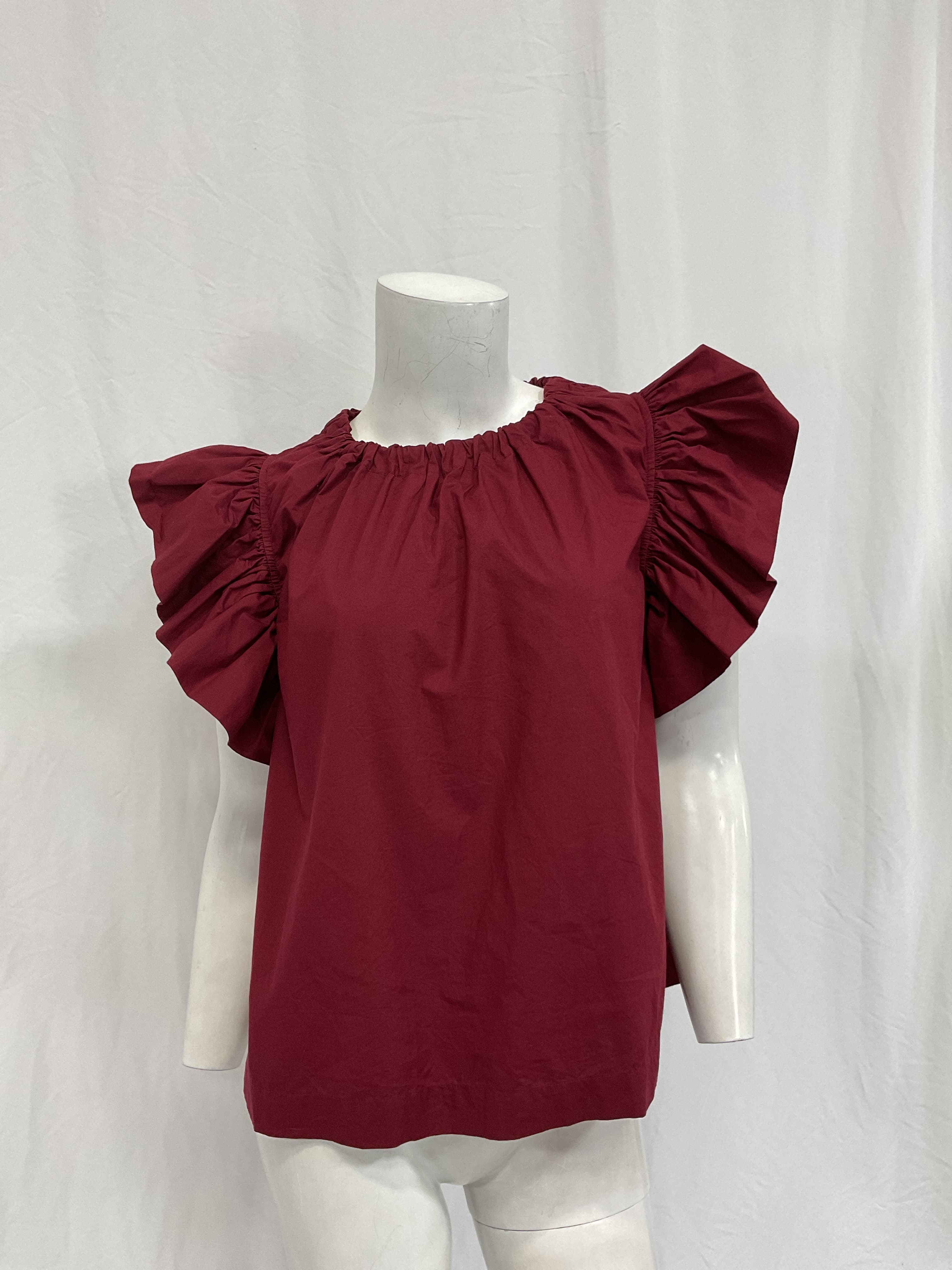 Leigh Flutter-Sleeve Top - Image 2