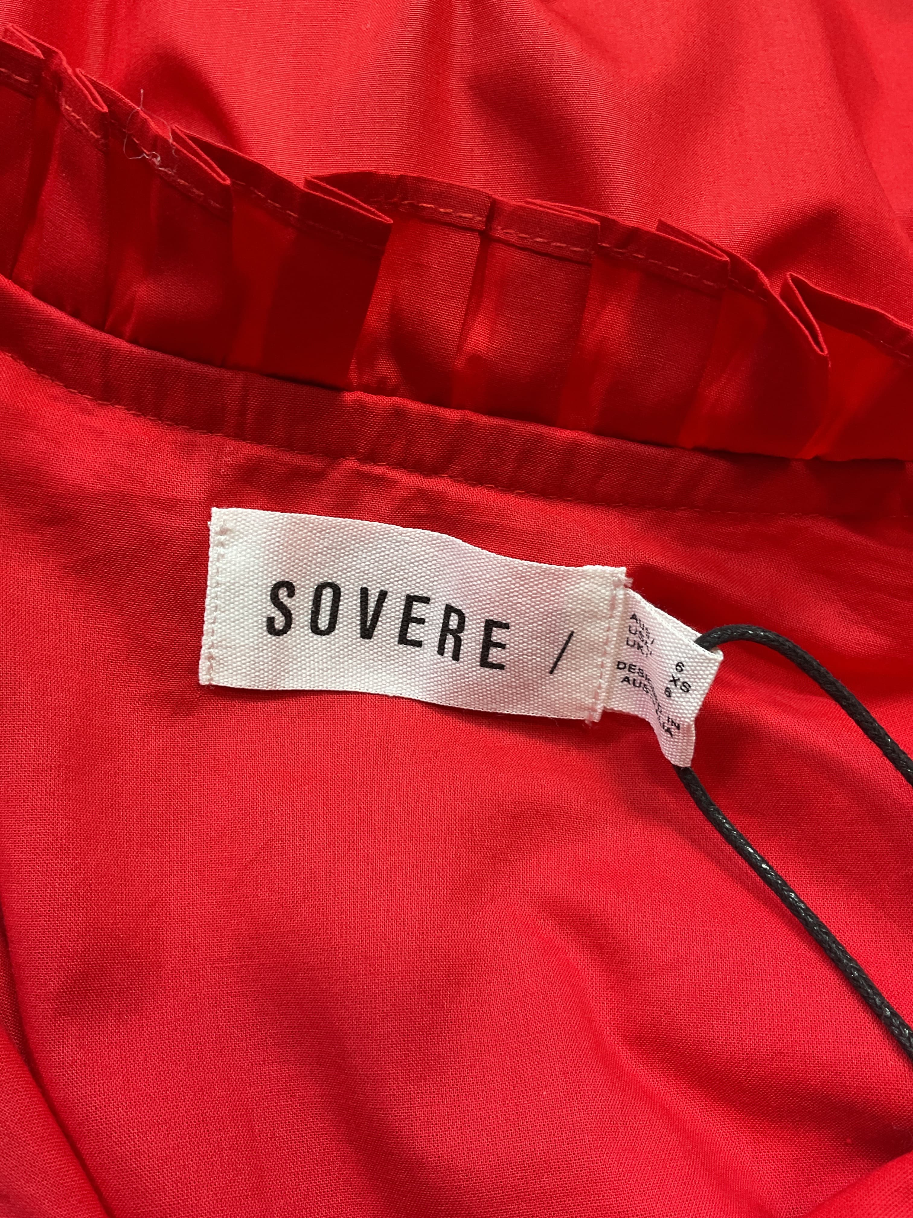 Focus Smock Dress In Red - Image 4