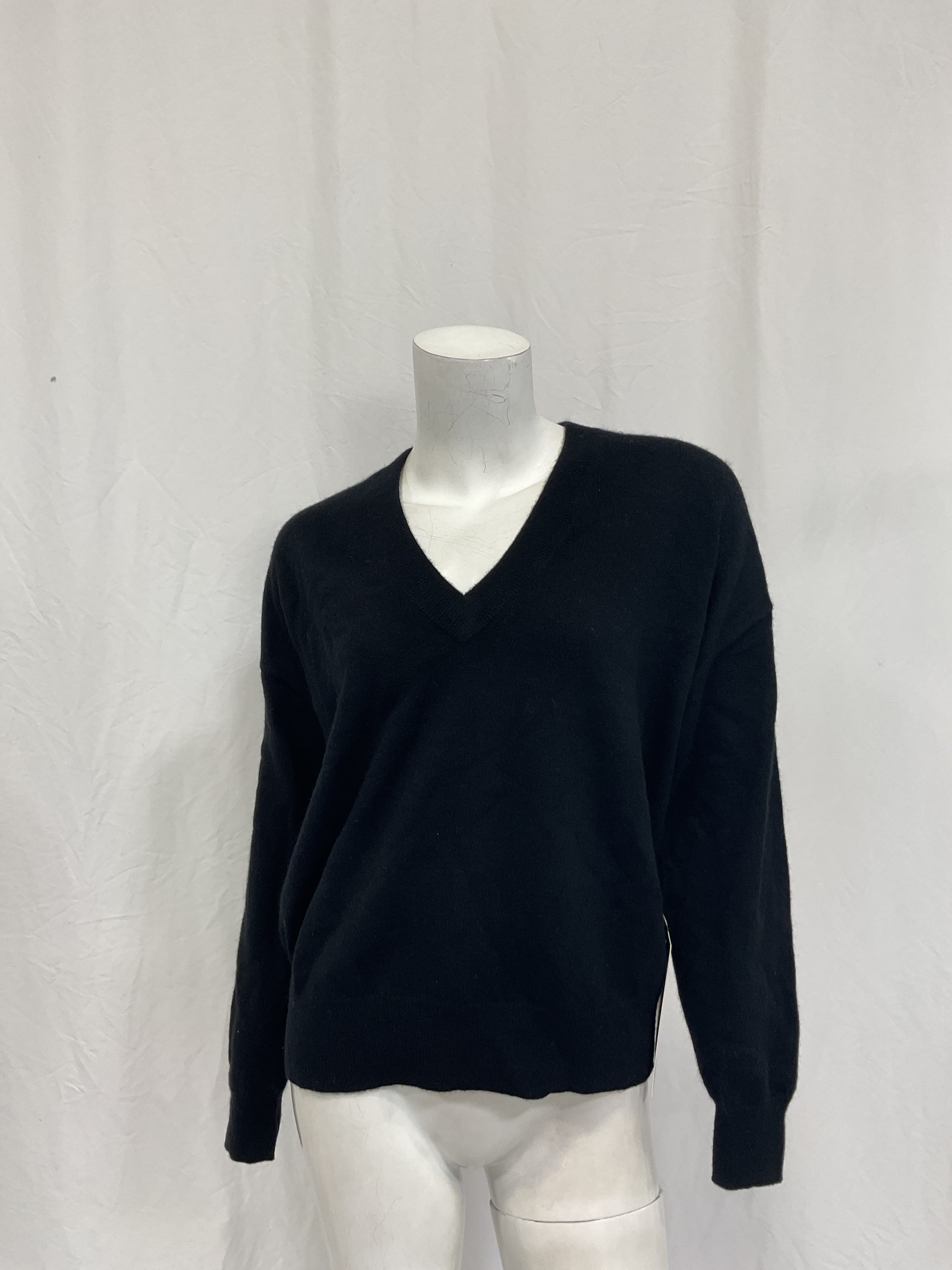 Cashmere V-Neck Sweater - Image 3