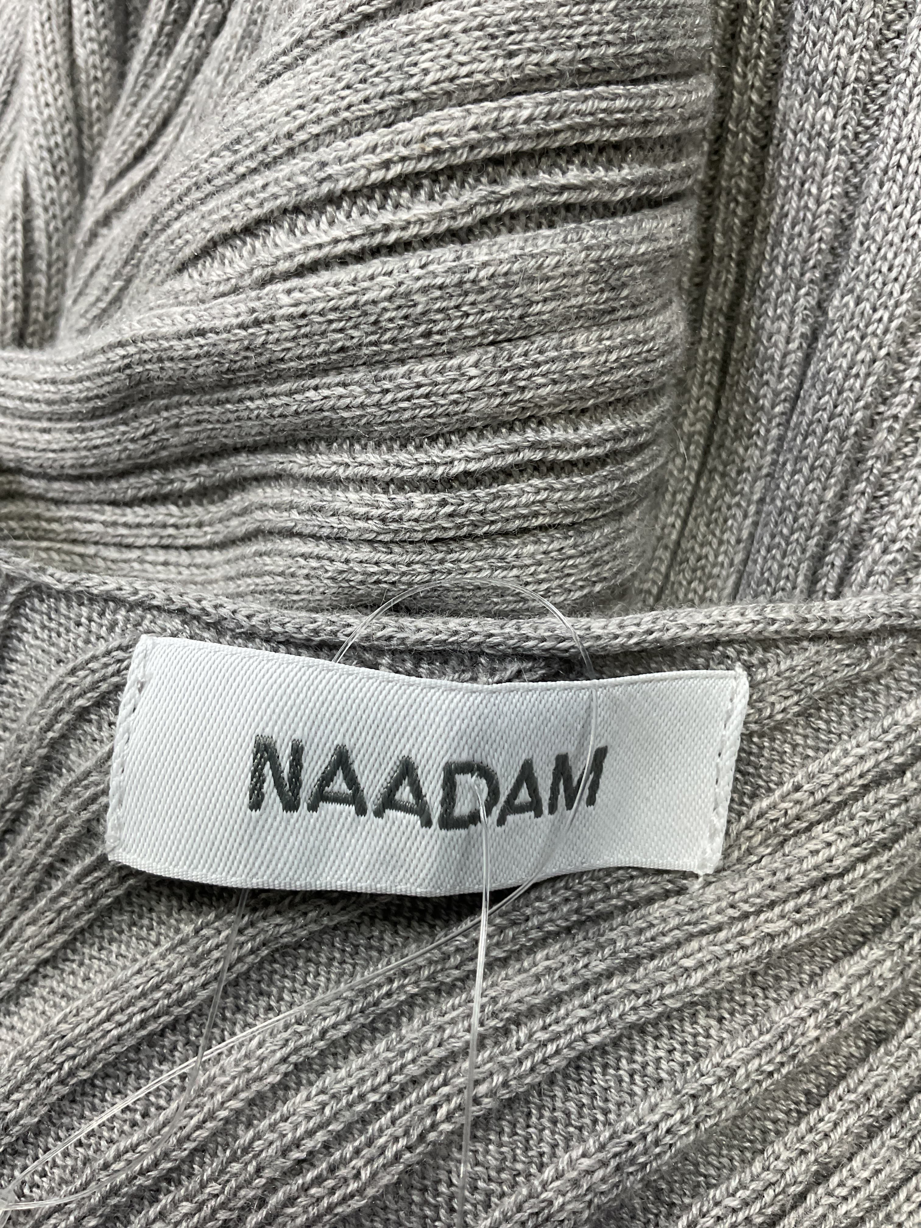 Ribbed Cutout Back Silk Blend Sweater - Image 2