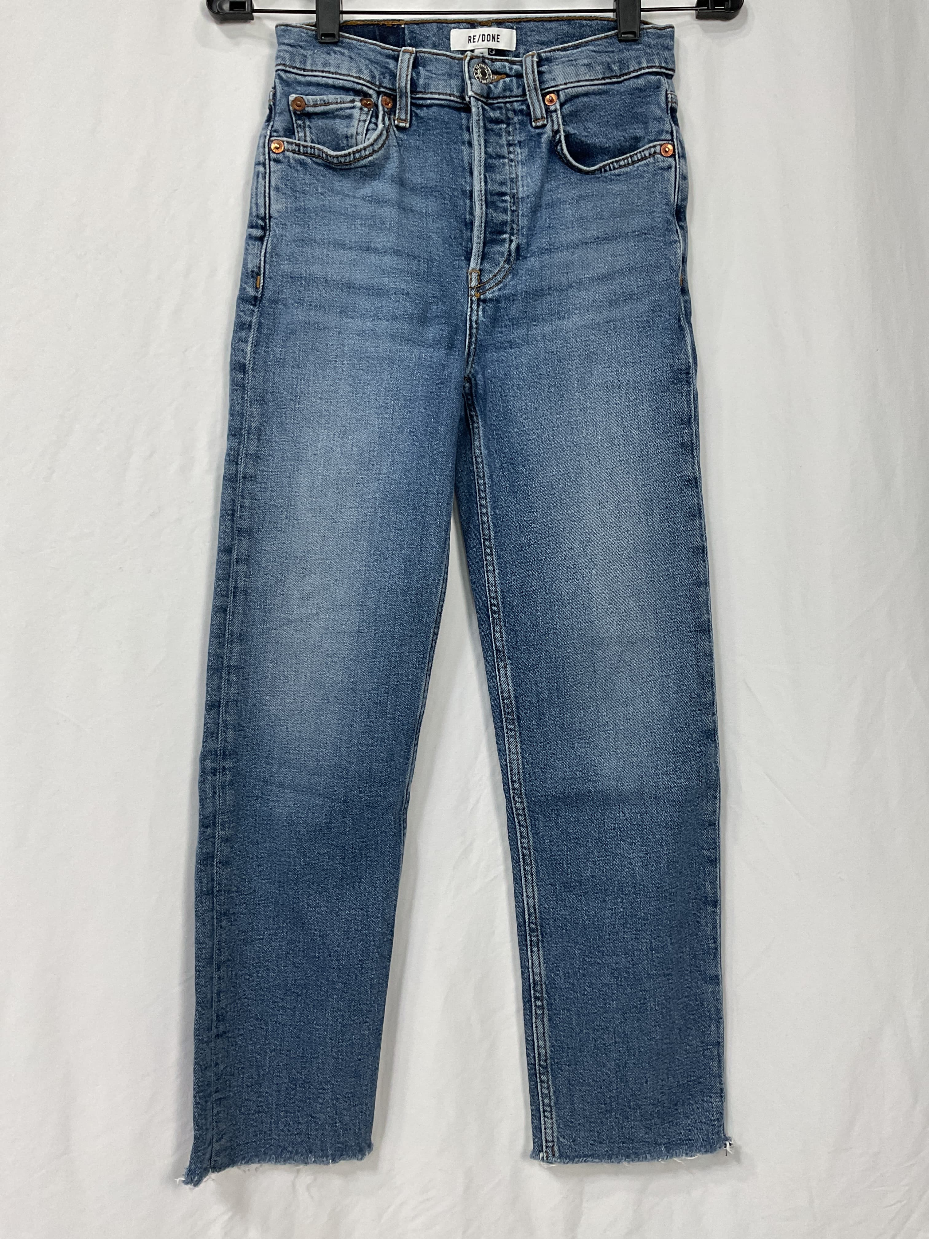 High Rise Comfort Stretch Stove Pipe Jeans - Image 4
