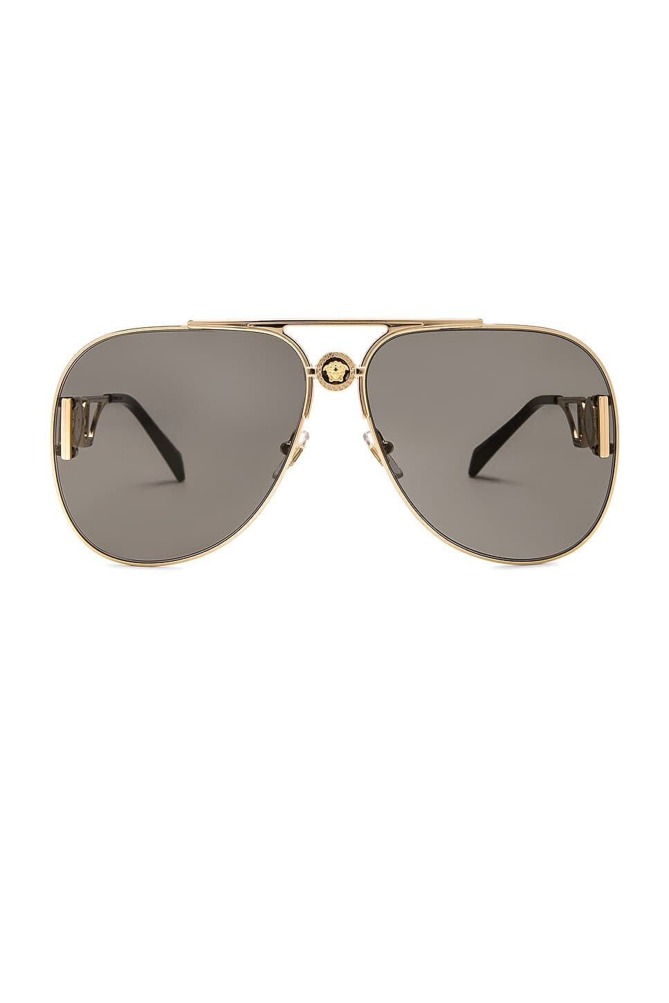 Aviator Sunglasses In Gold - Image 1