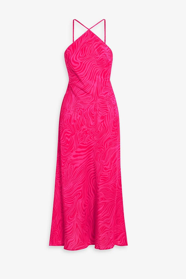 Opal Printed Silk-Crepe Midi Dress - Image 1
